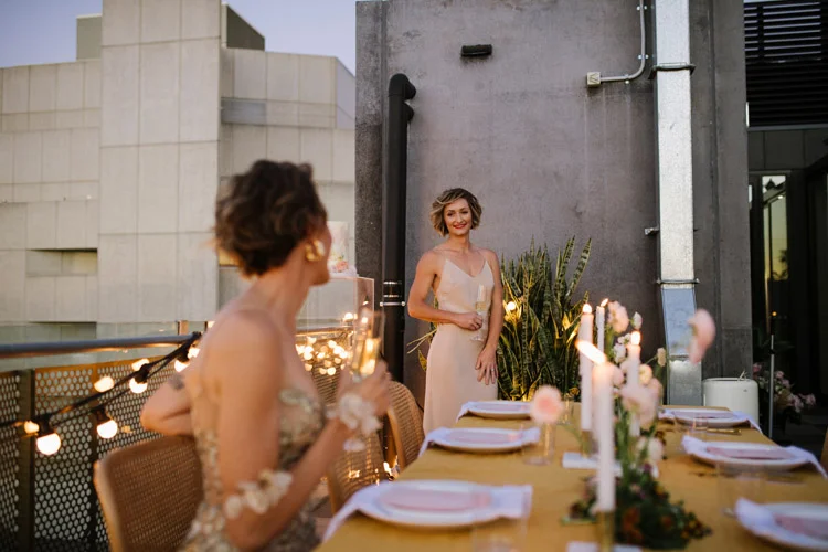 A Luxe Gold Engagement