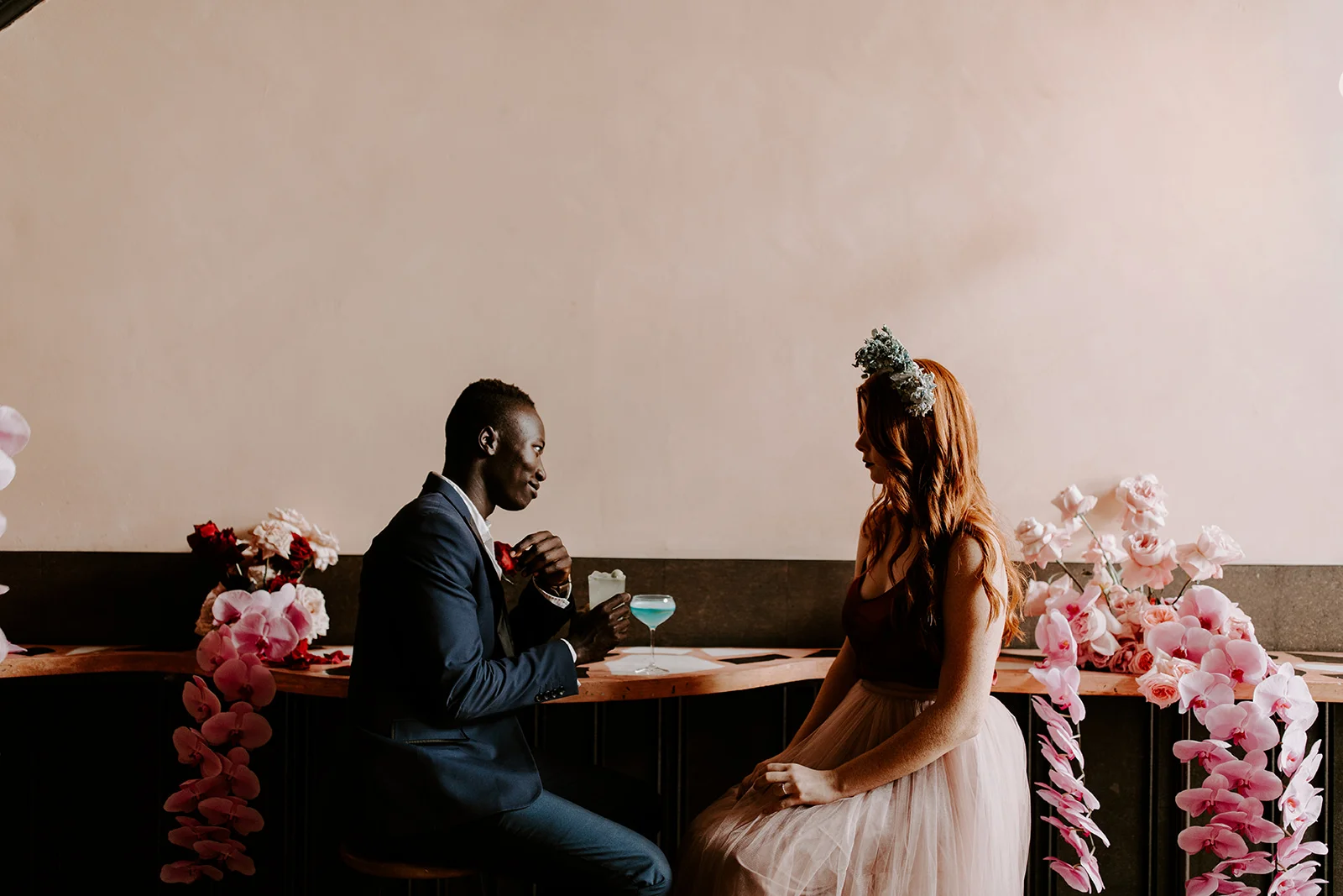 Moody Avant Garde Winter Wedding Inspiration