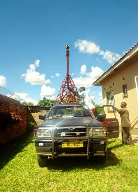 Loading the Windmill on the Truck