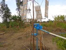 Windmill now in play at the demo garden