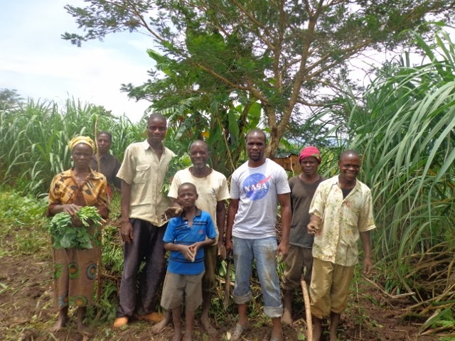 Learning about organic compost, Chibanzi