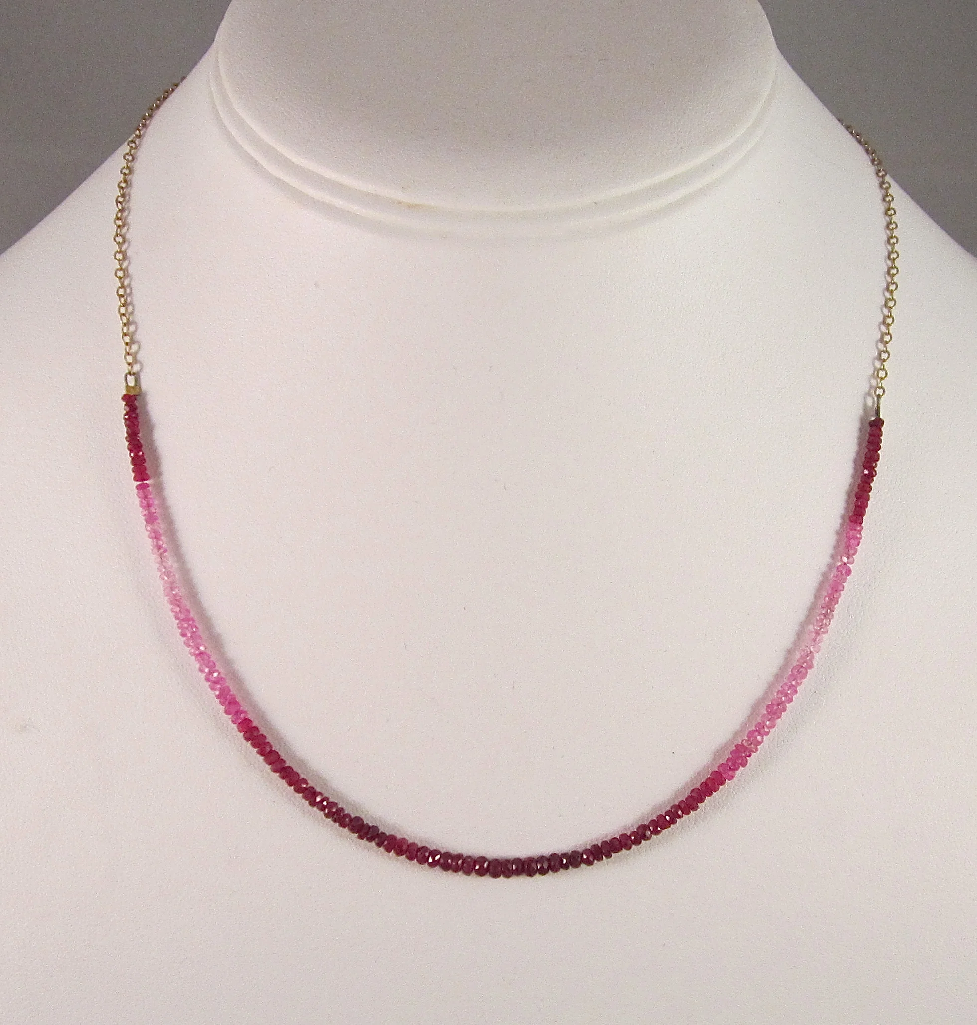 LES NEREIDES Bog Arum And Pink Stone Statement Necklace