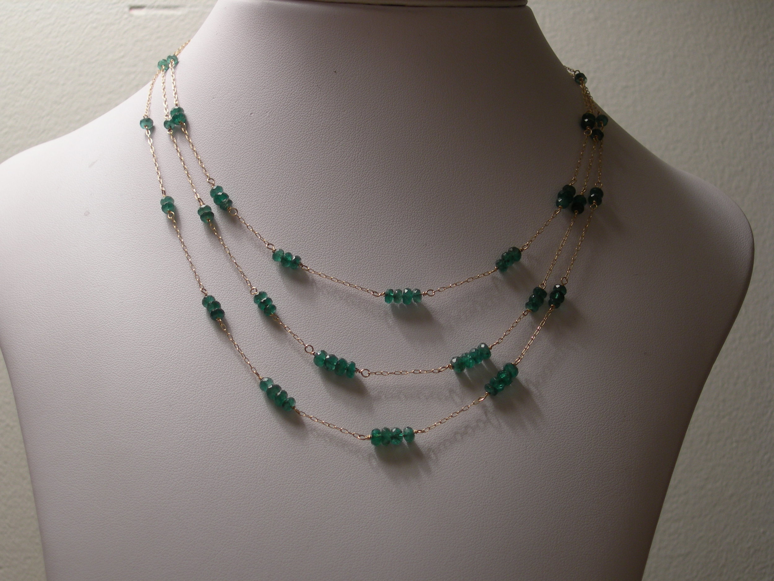 Emerald 14kt 3 strand no flash.JPG