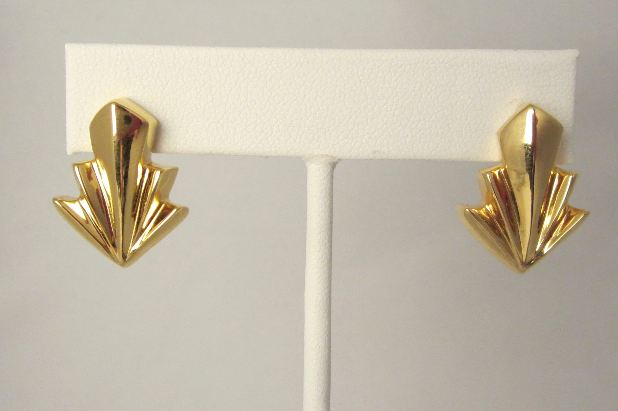Art Deco Earrings in Gold E-DecoGF.JPG