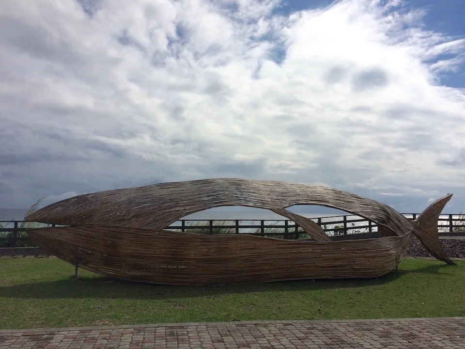 An Shenghui, bamboo fish bench, Hidden South exhibition