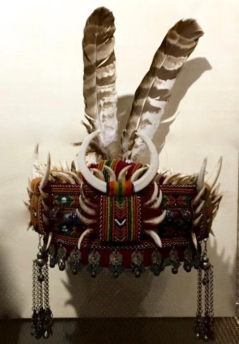 Paiwan headdress from the Shung Ye Museum of Formosan Aborigines, Taipei