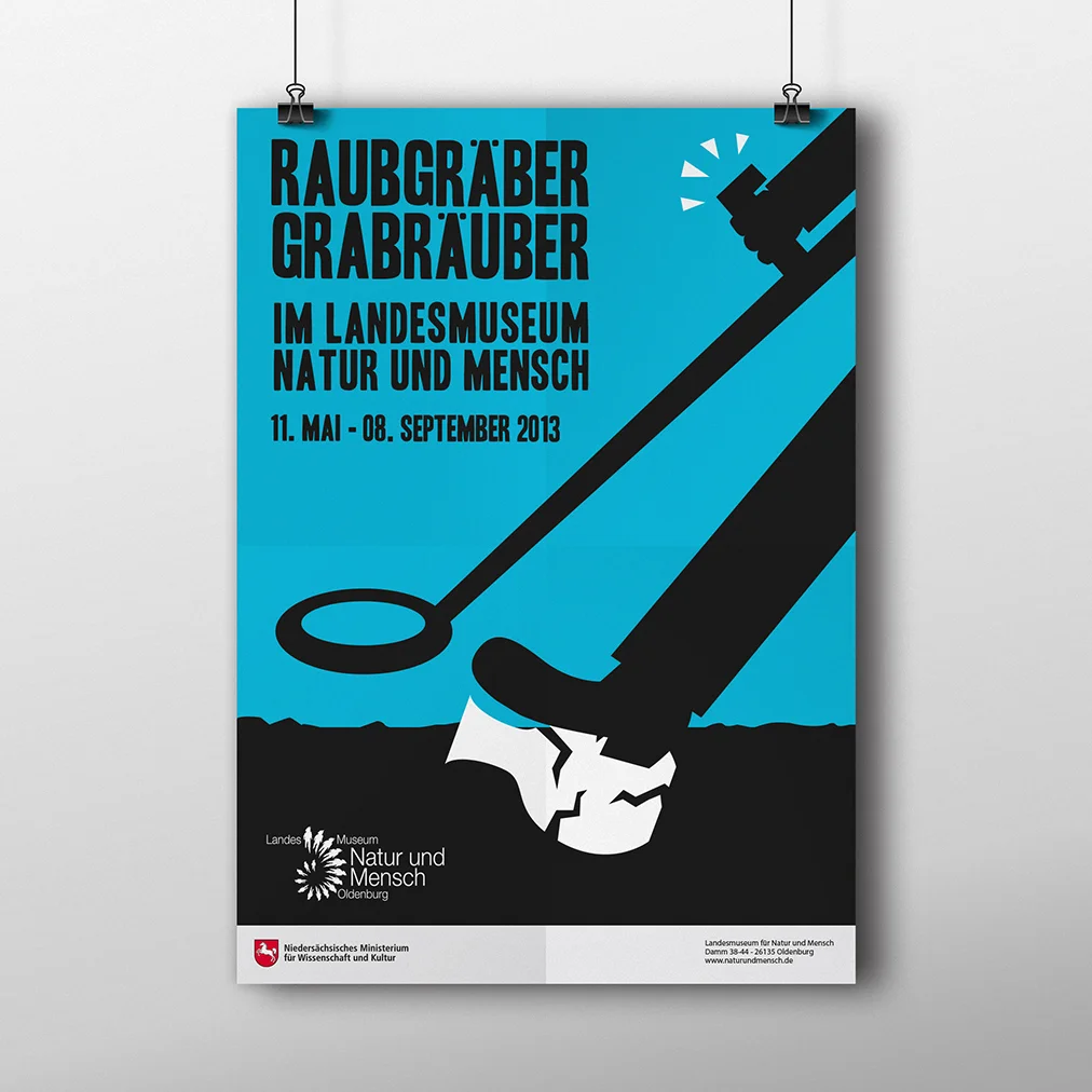 Plakat-Design für Landesmuseum