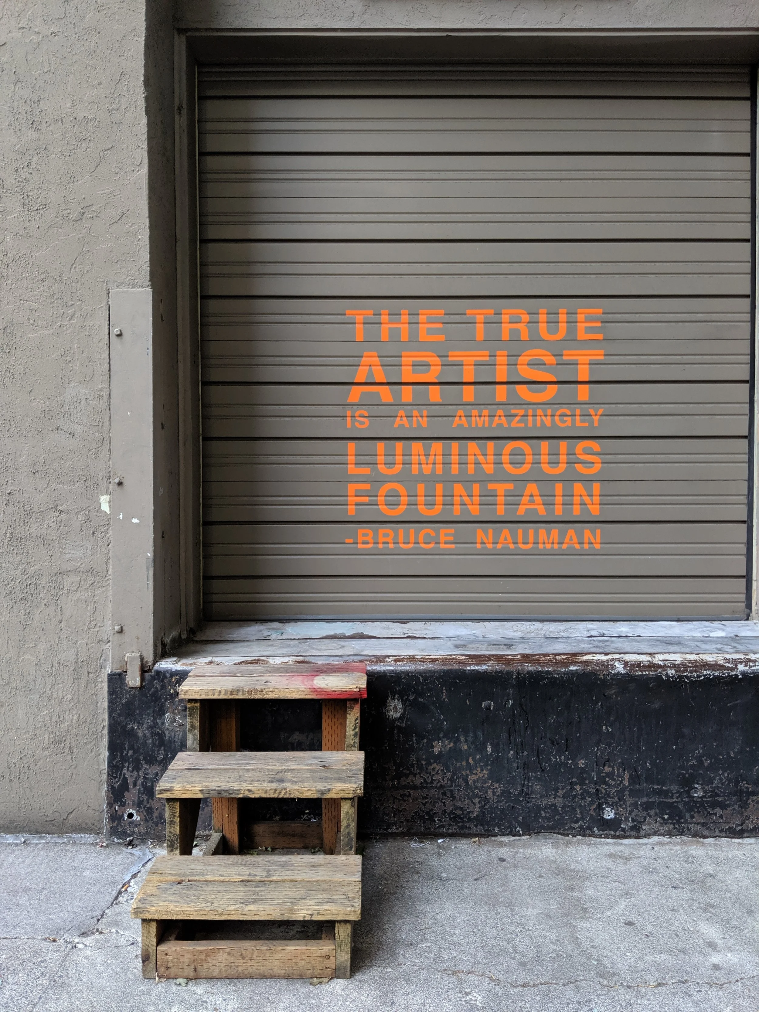 The false artist is a dull and stagnant pool