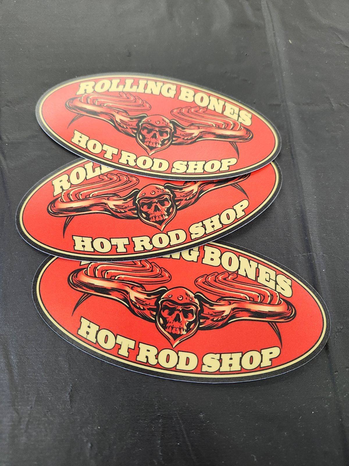 Rolling Bones Stickers