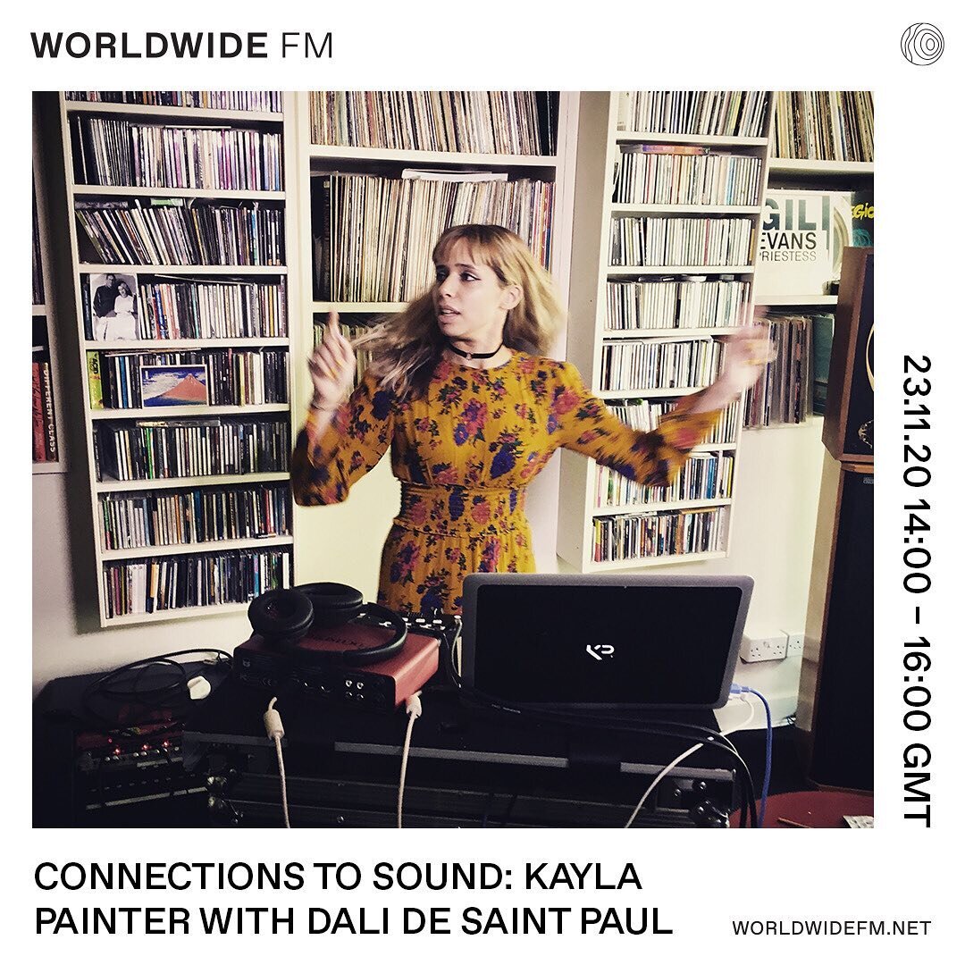 &lsquo;Connections to Sound&rsquo;, tomorrow 2-4pm GMT 📡 a new exploratory show on @worldwide.fm with special guest 💫@dalidesaintpaul 🌍 📡set your reminders and join us 🤍