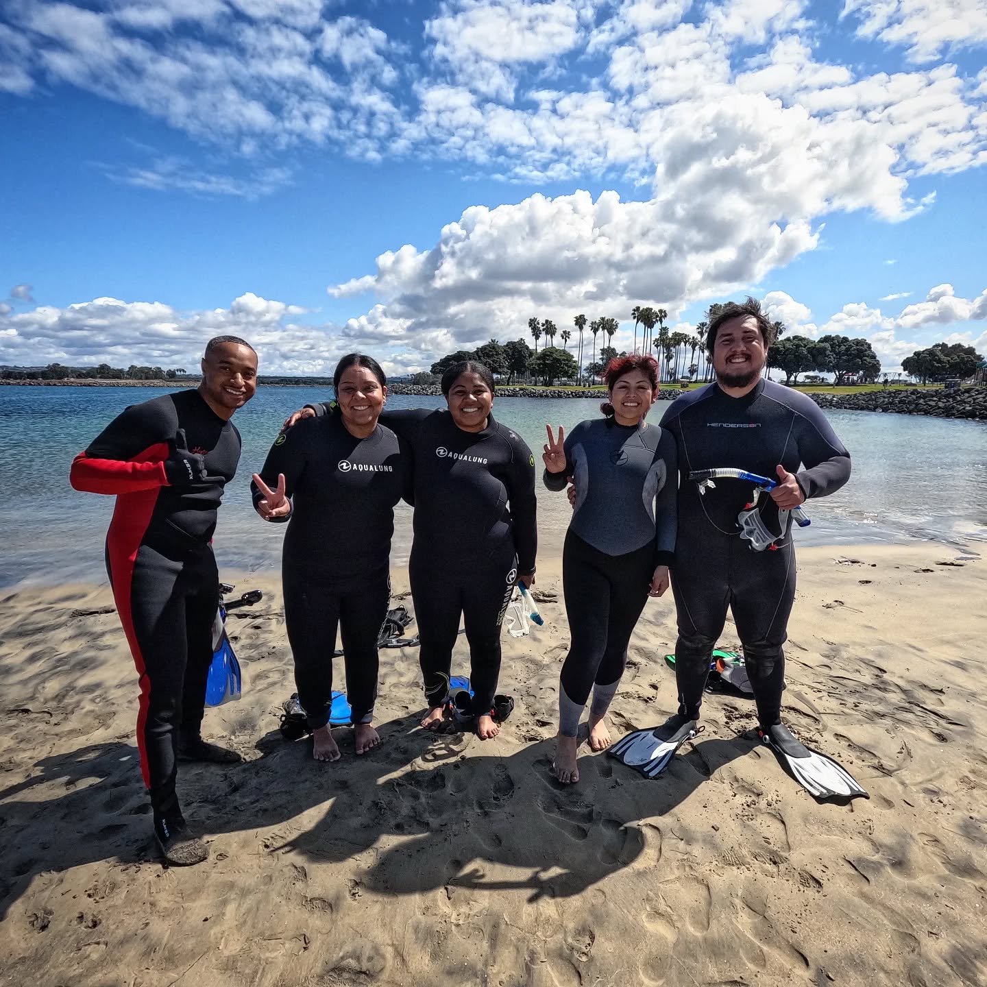 The water is slowly warming up and there's a ton of wildlife to find! Even if you are unsure about your swimming skills, snorkeling can be a really fun way to build one's confidence in the water, and you can also make some new friends like this snork