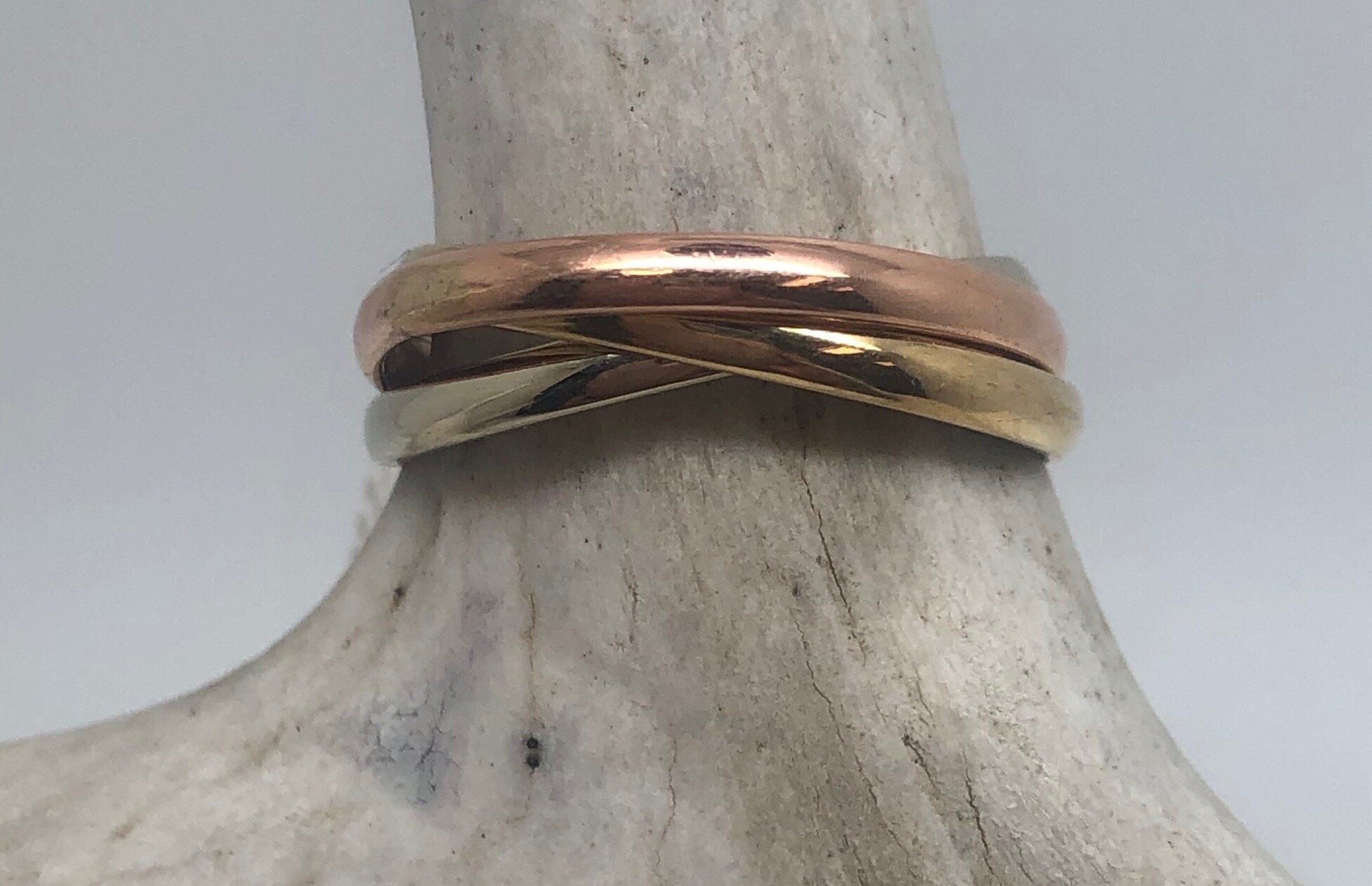 Cartier Inspired Rolling ring Size 4.5