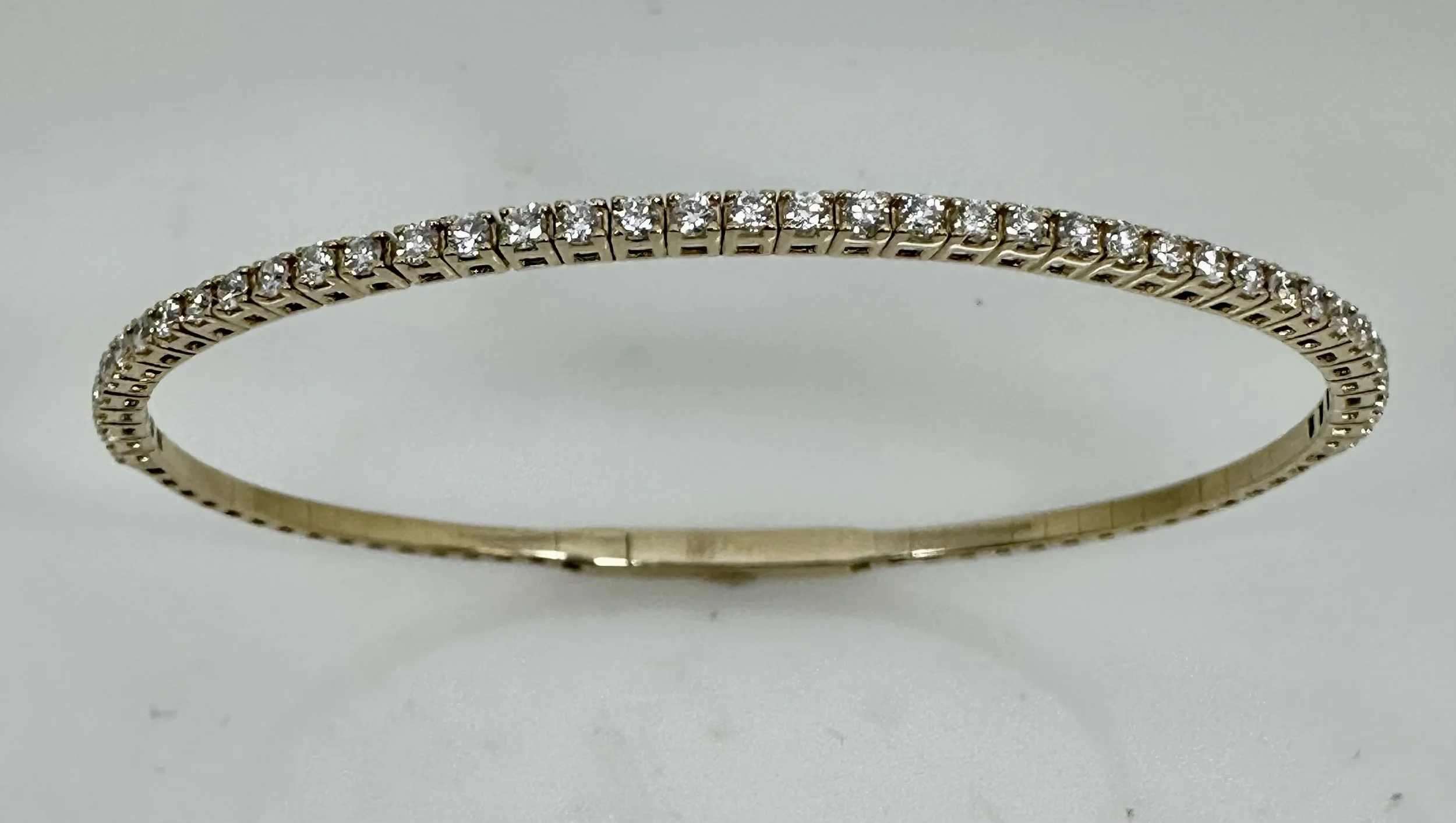 Flexi Yellow Gold Diamond Bracelet