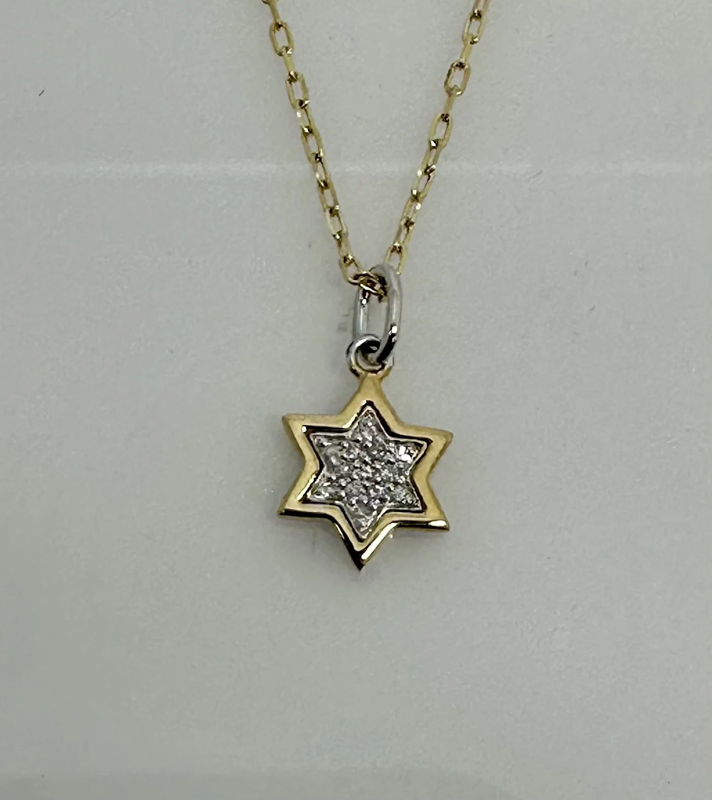 Mini Diamond Star of David