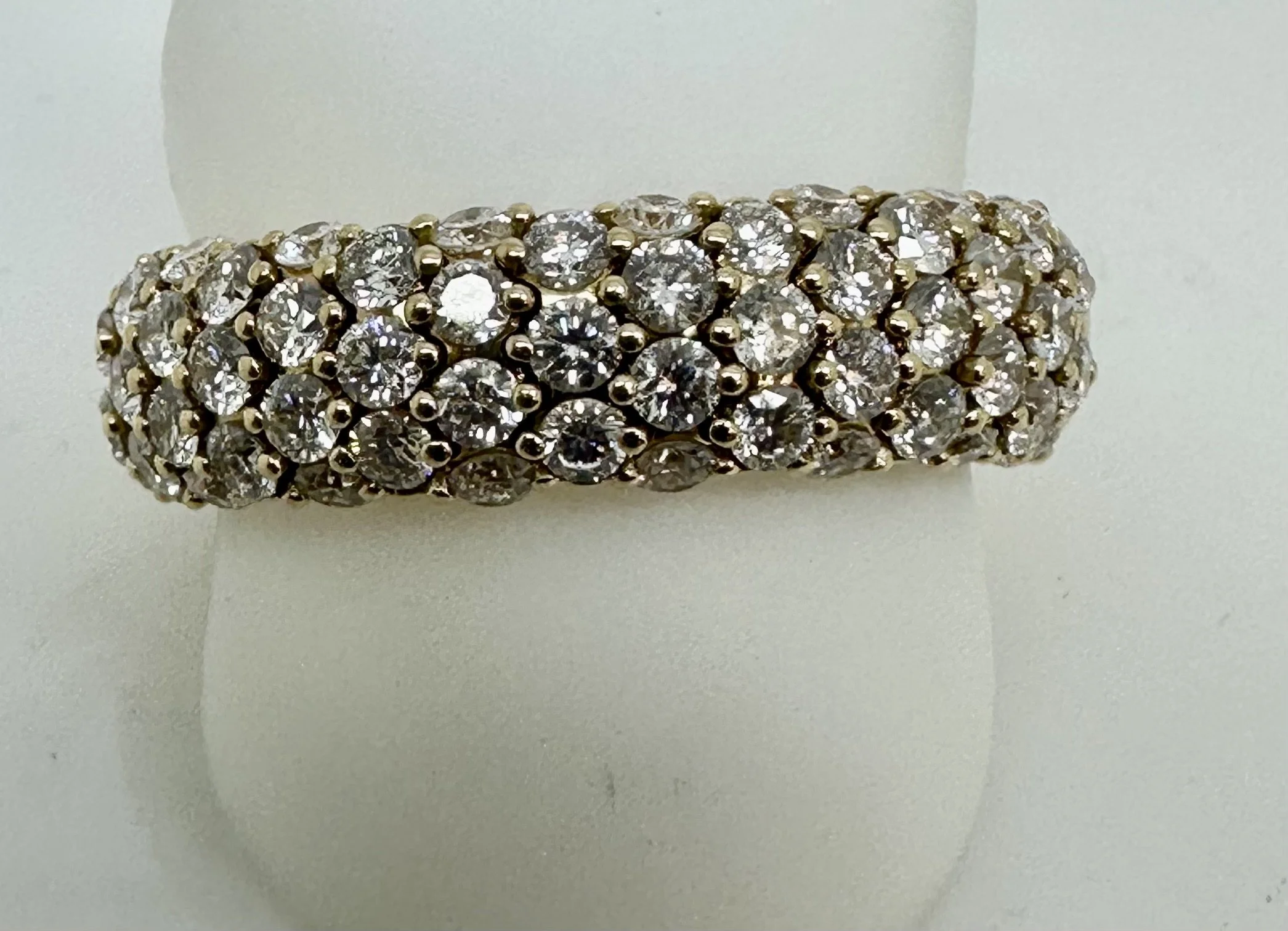 Flexi  3 Row Diamond Band