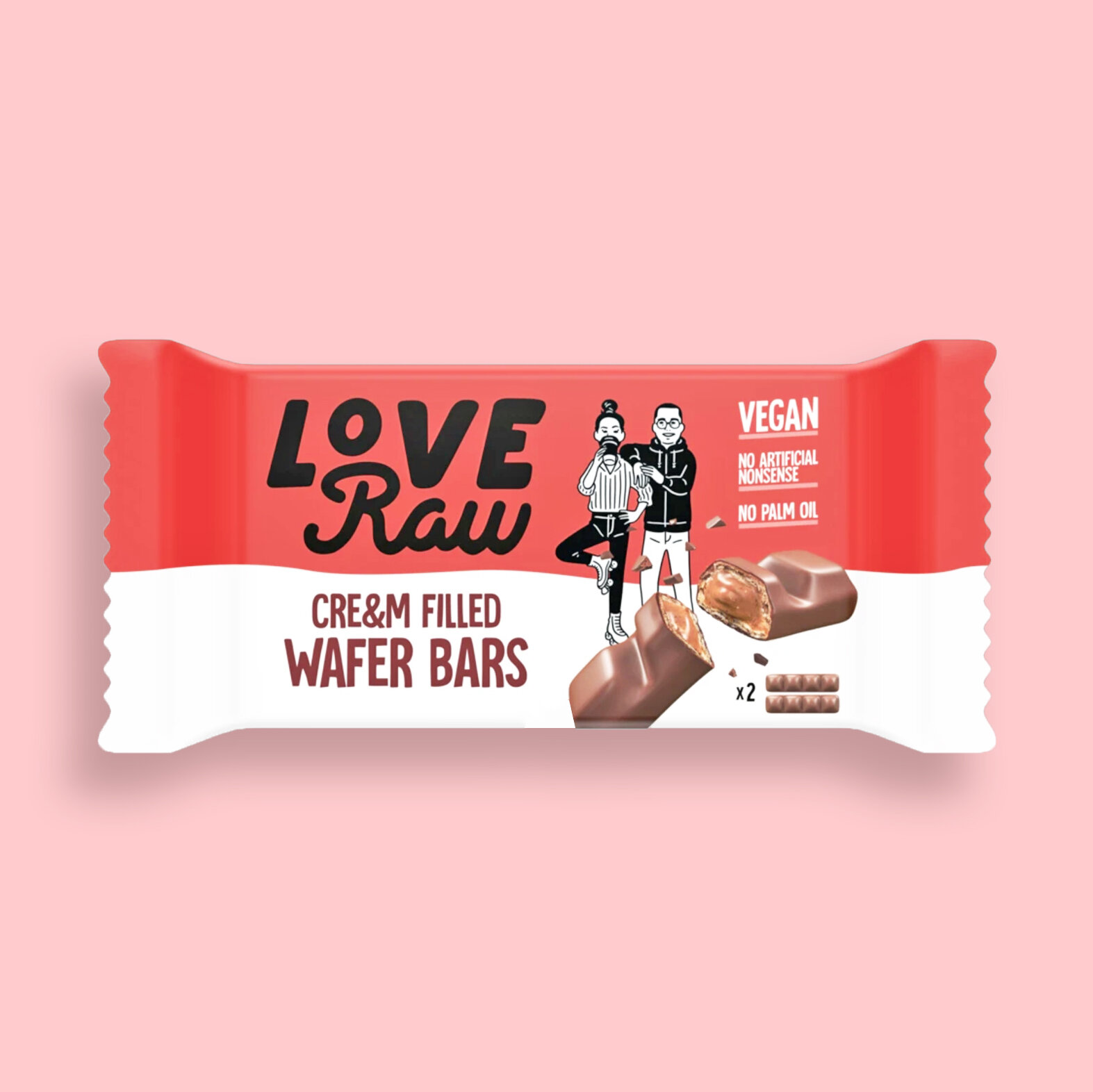 *NEW* Love Raw Cream Filled Wafer Bars