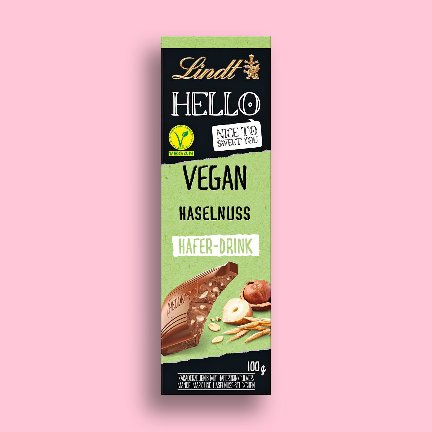Lindt Vegan Hazelnut Bar 100g