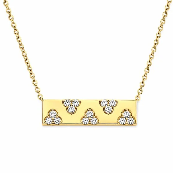 Diamond 14K Yellow Gold Necklace - DK28