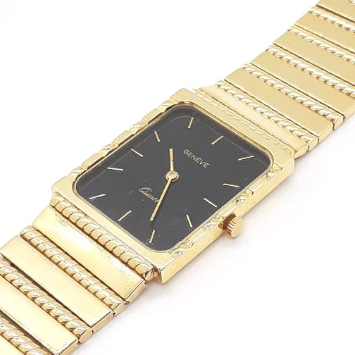 14K Yellow Gold Geneve Watch - AH1111 — La Petit Fleur display picture 3