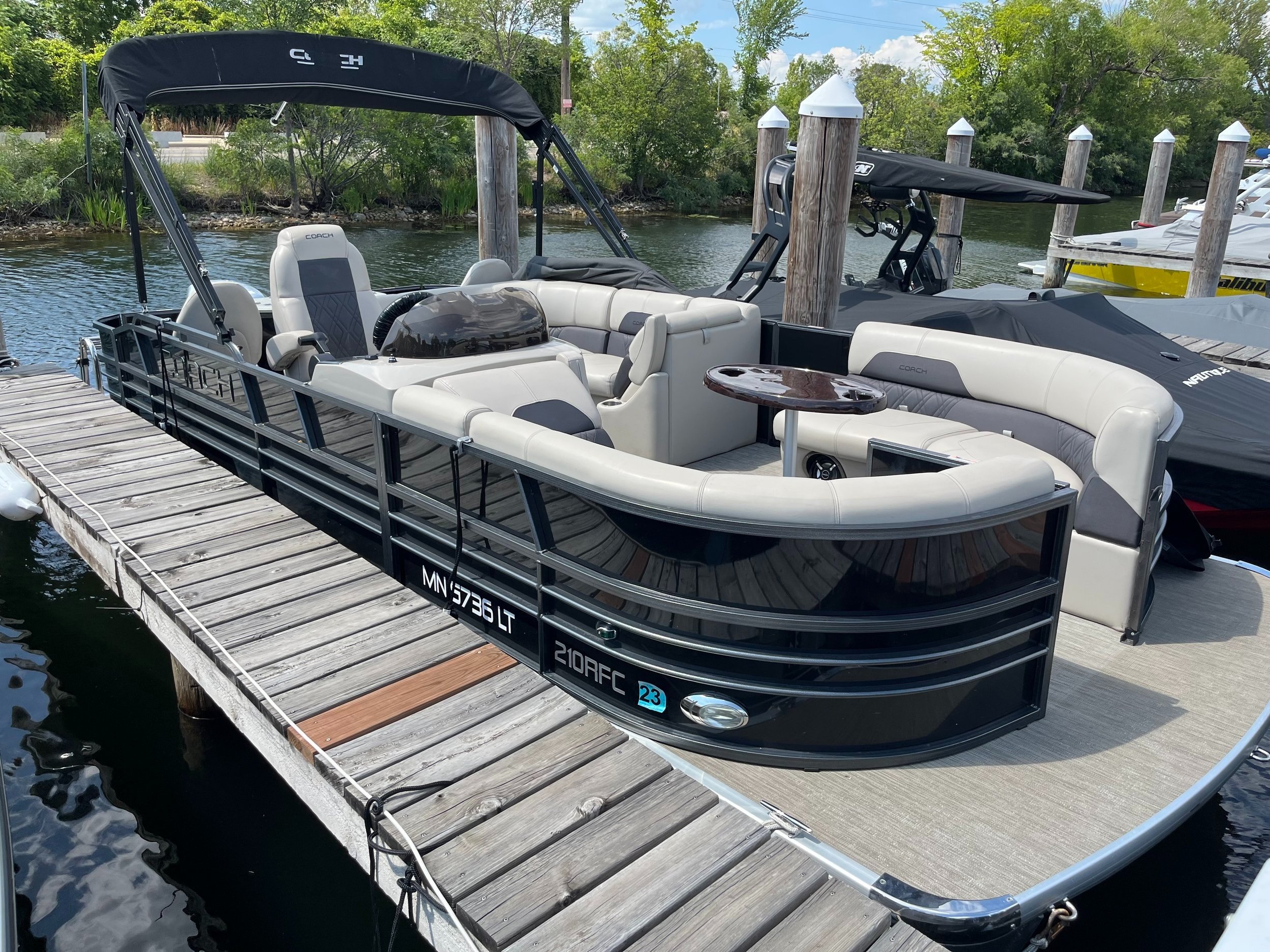 2018 Coach 210 RFC Pontoon &amp; Trailer - SOLD