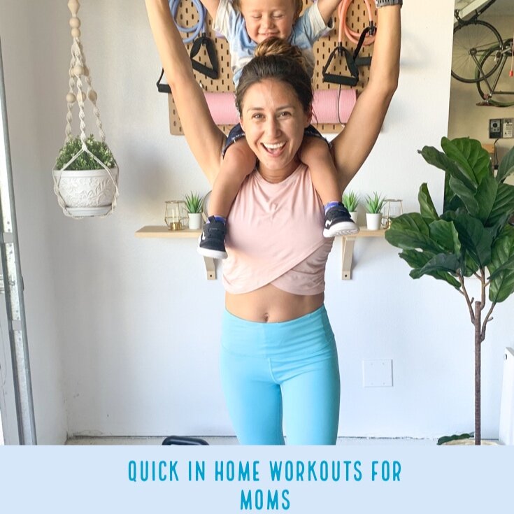 No Gym? No Problem! A Weeks Worth of Quick In Home Workouts For Busy Moms!