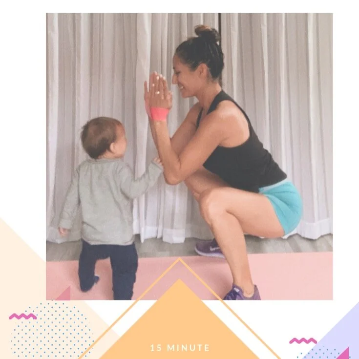 Full body workout with a mini resistance band workout 