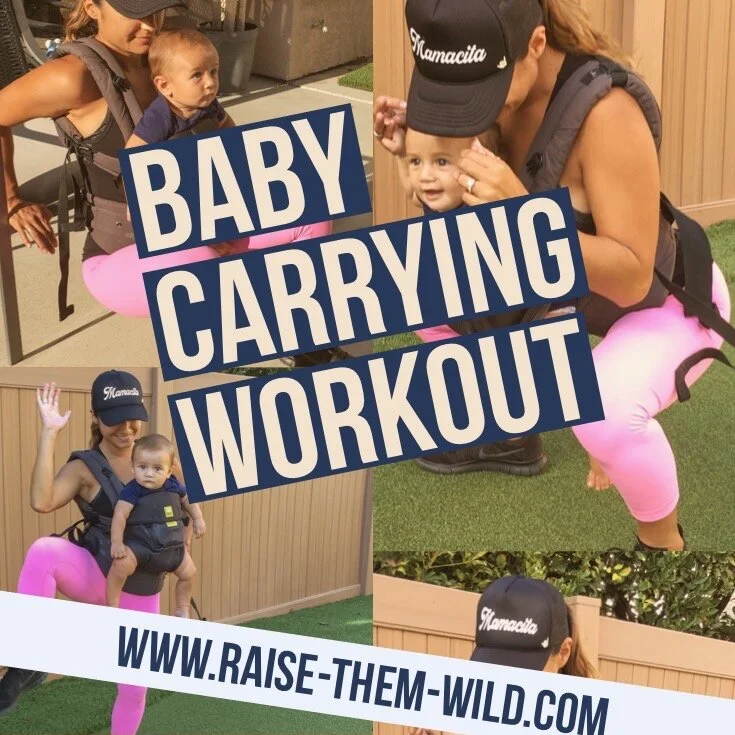 5 exercises you can perform while wearing your baby