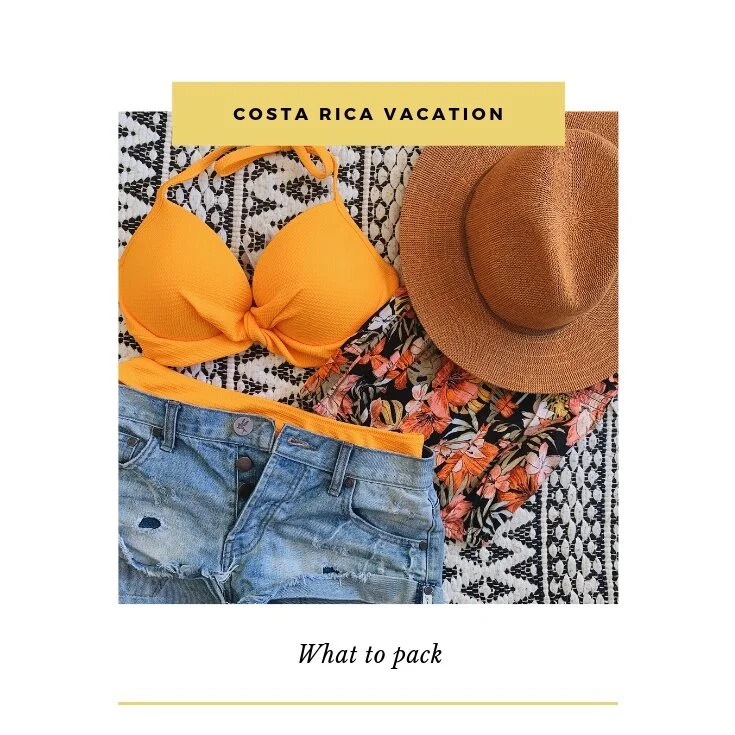 What I packed for my summer vacation to Costa Rica