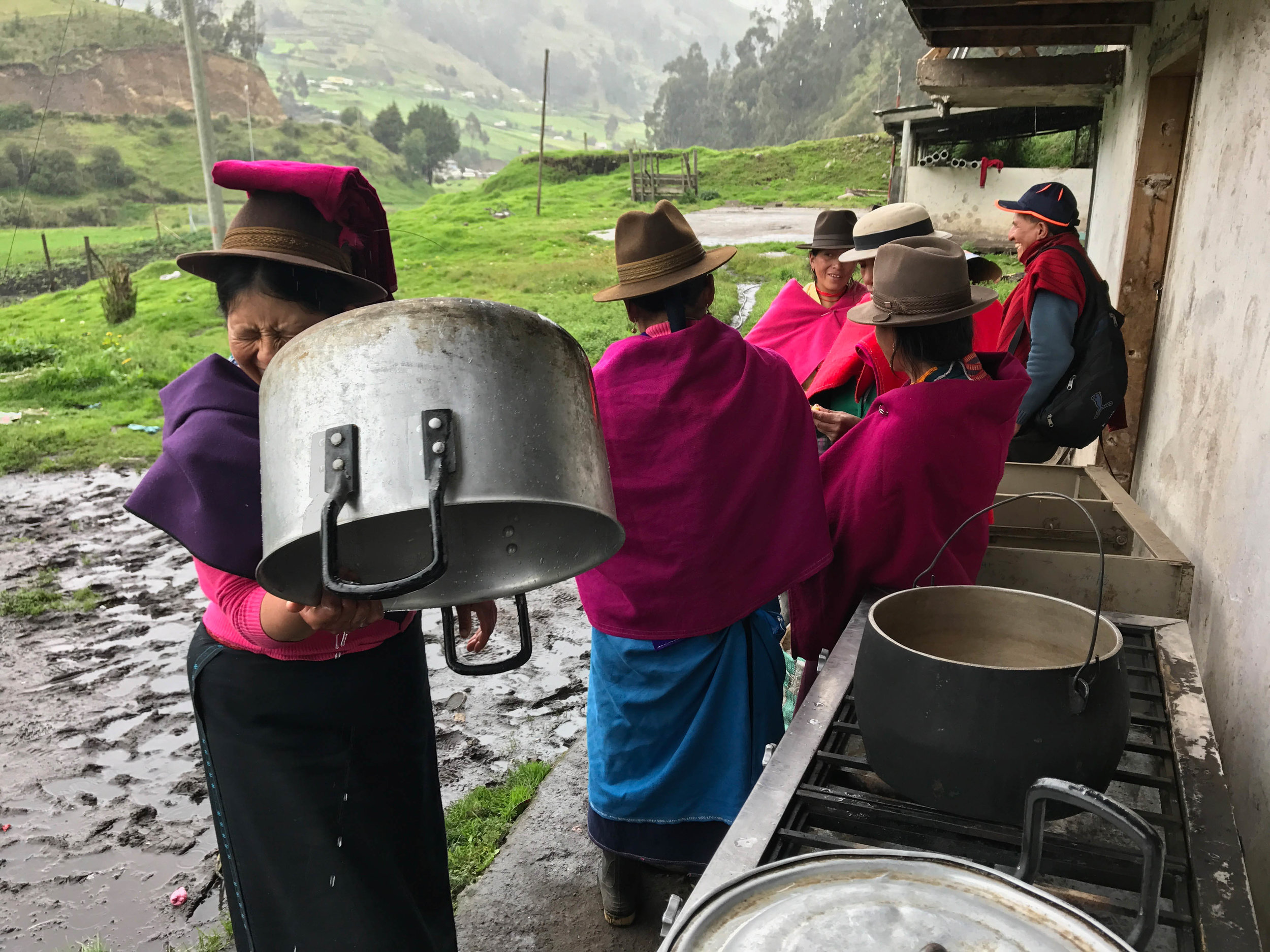 Parando la olla