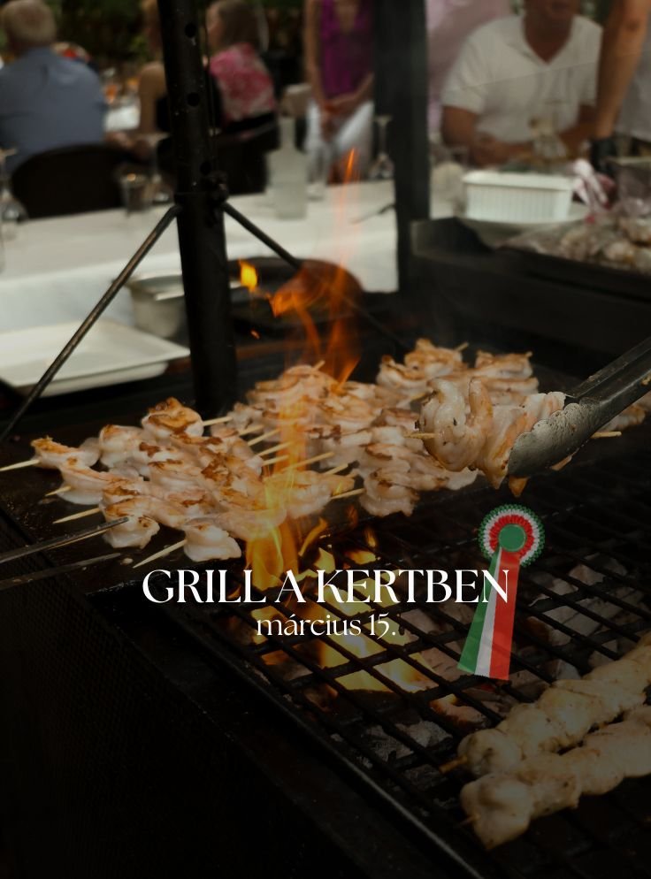 Talpra magyar, grillezünk a kertben 