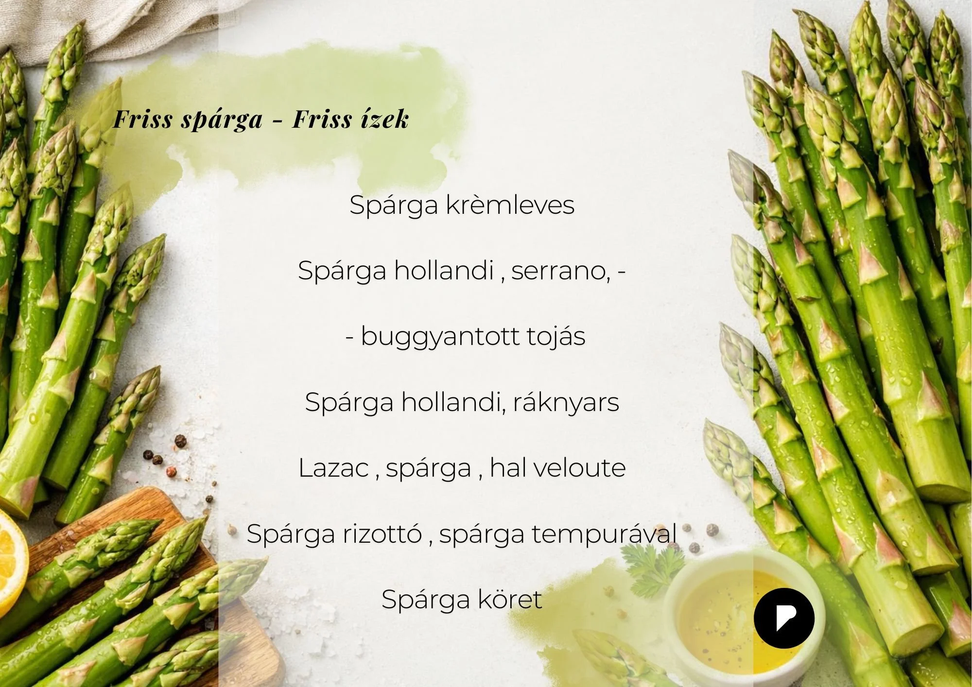Spárga hetek a Bisztróban 
