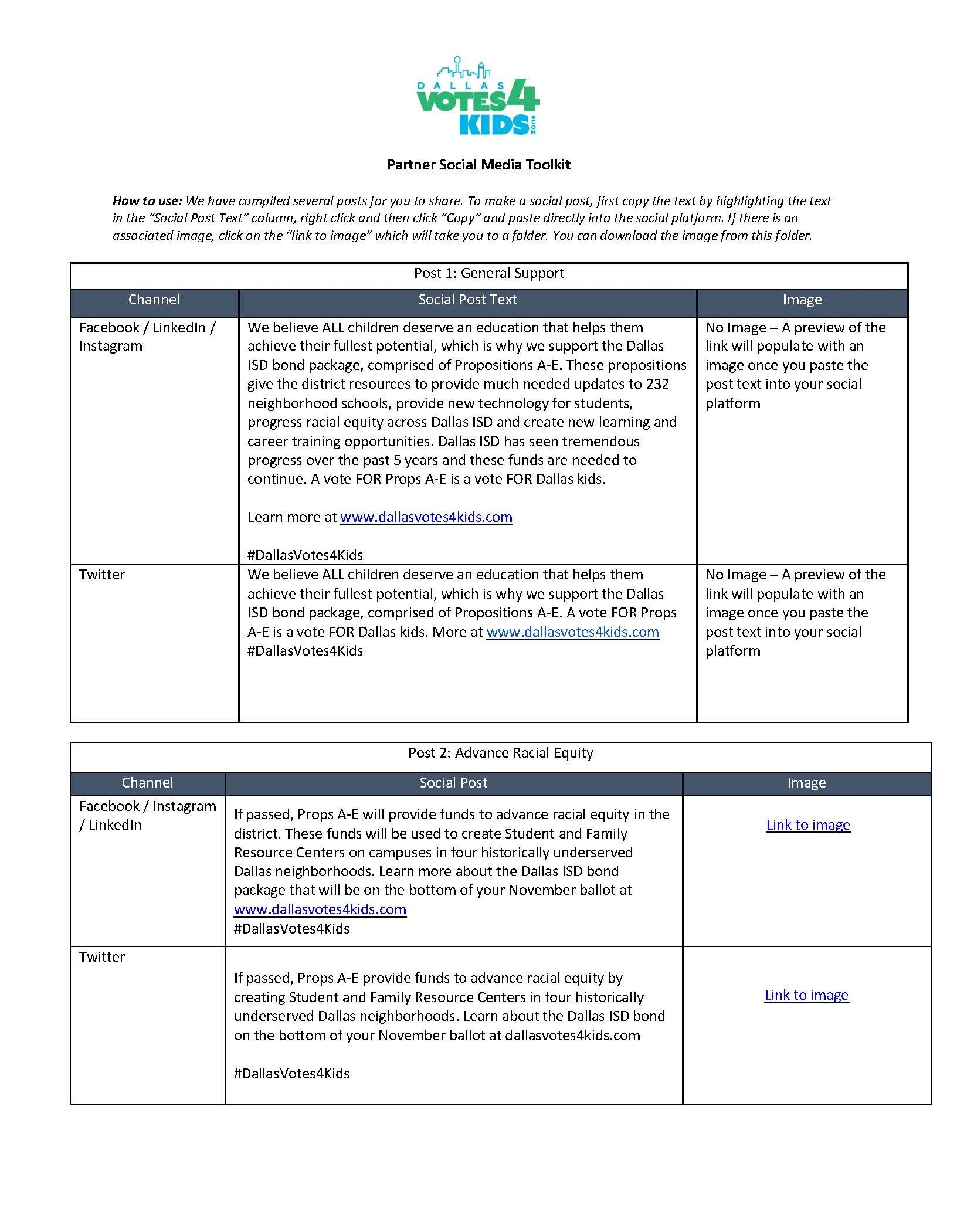 Social Media Toolkit