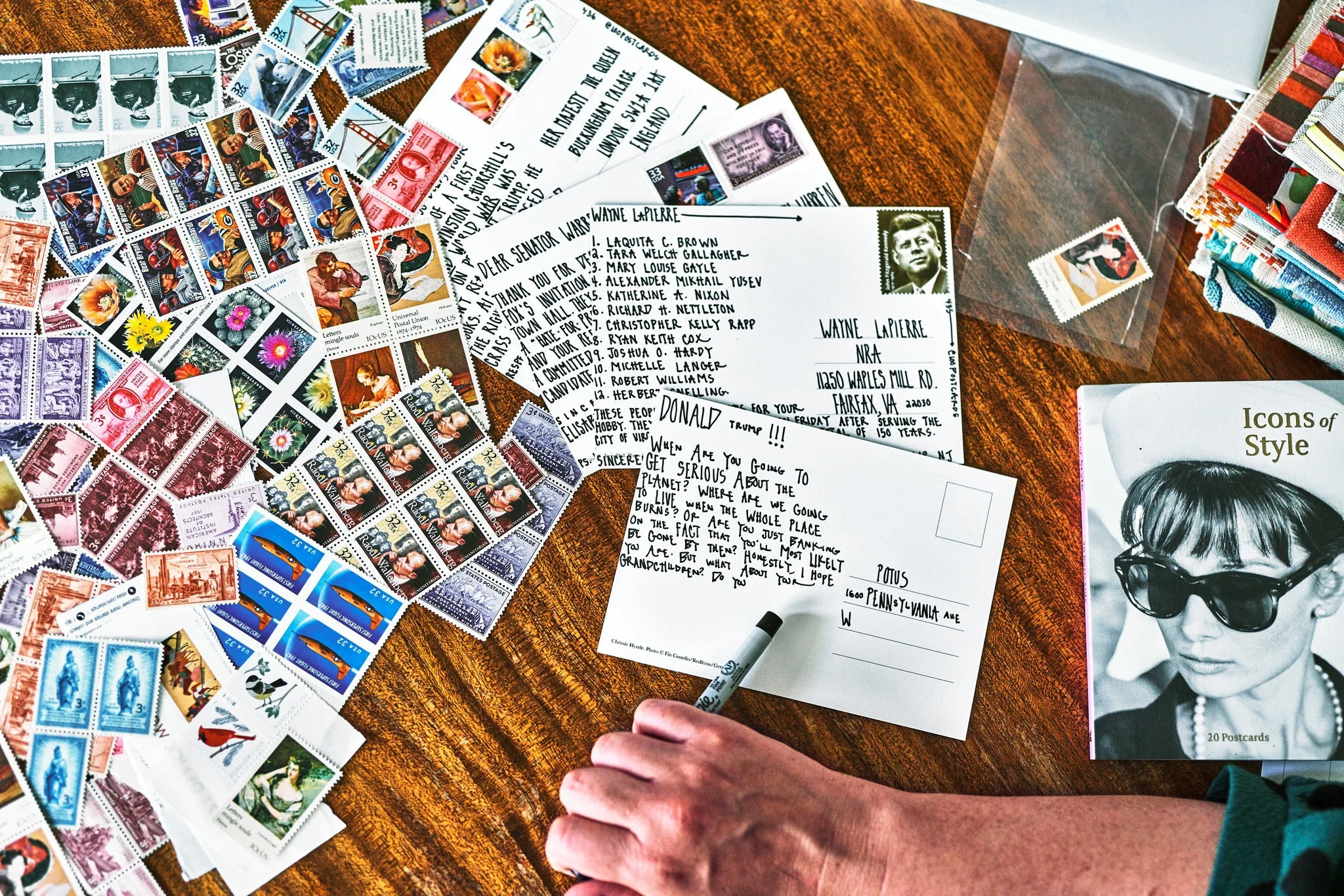 Pour Your Rage Into a Postcard to the President