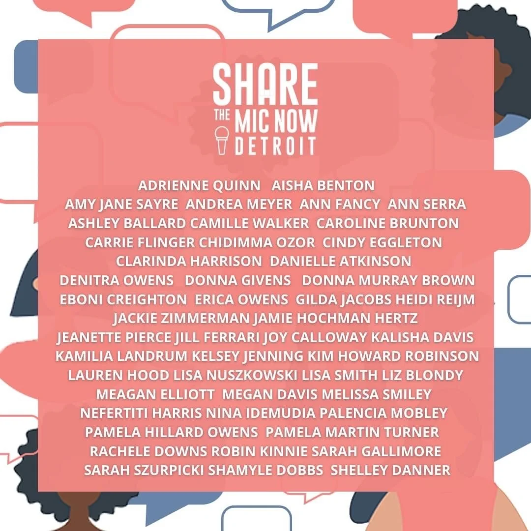 Our Principal, Chidimma Ozor, Participates in Share the Mic Now: Detroit