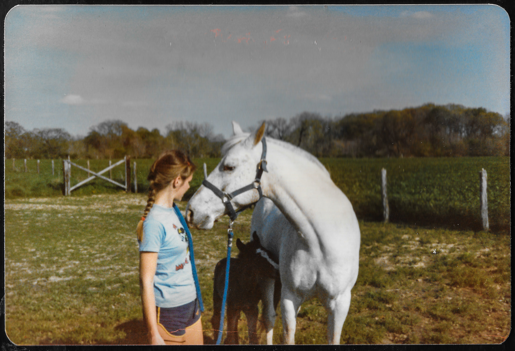 Young Melanie and Polka.