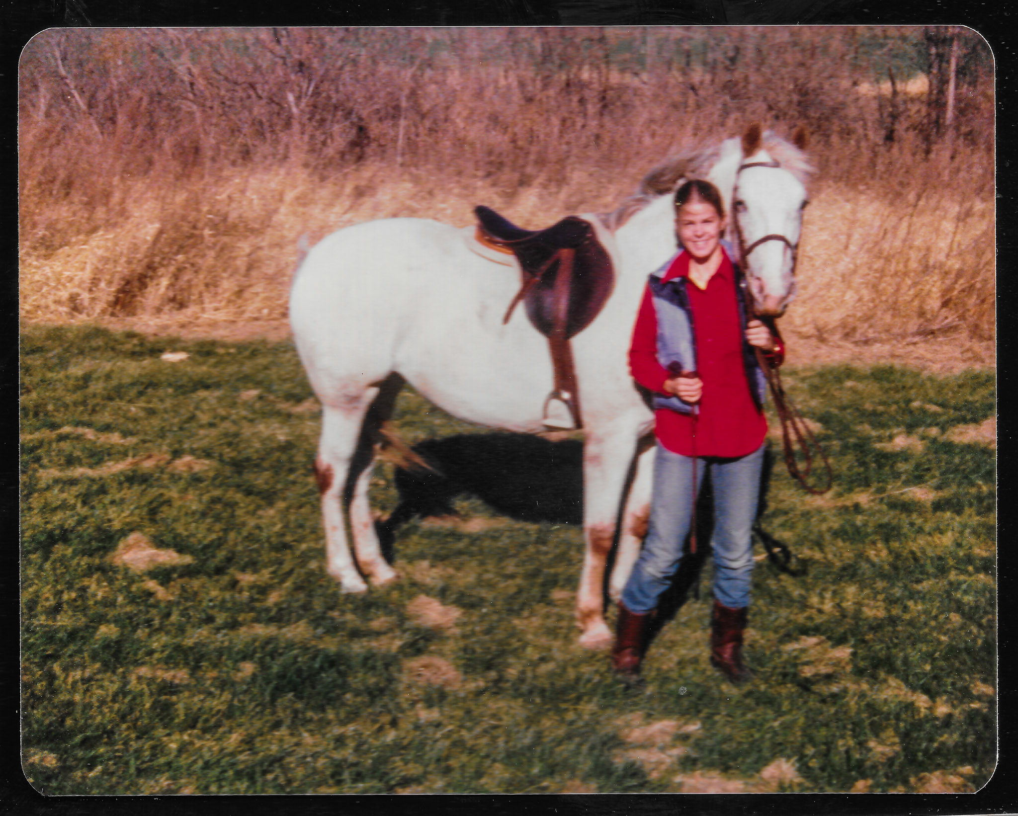 Young Melanie with Speck