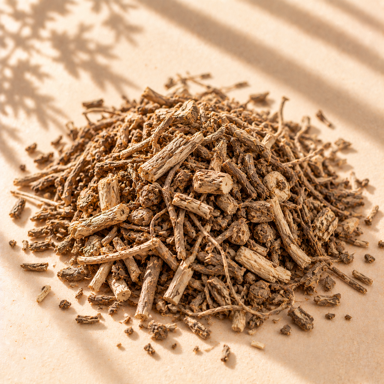 Sunlit Valerian Root Pile.png