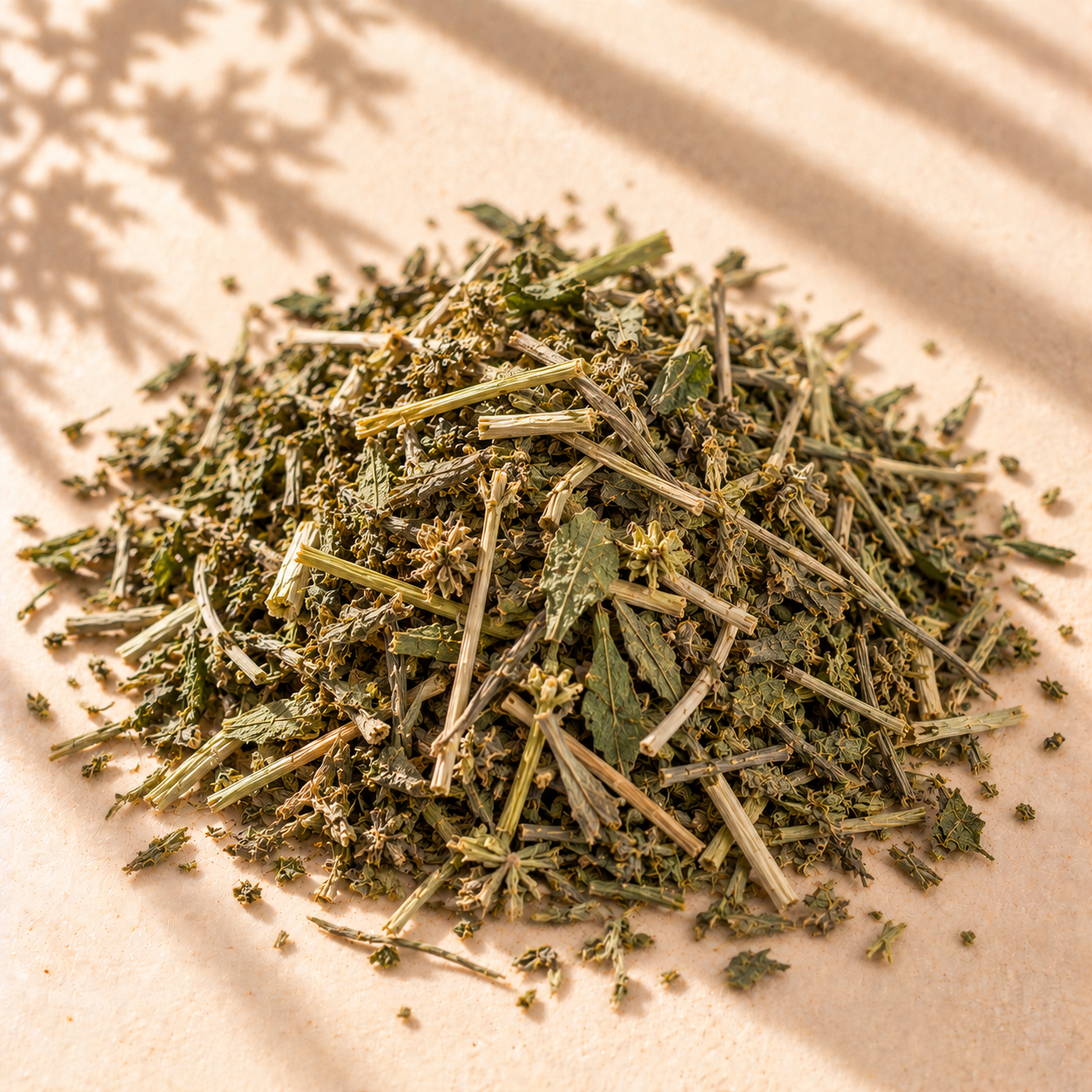 Sunlit Pile of Dried Herbs.png