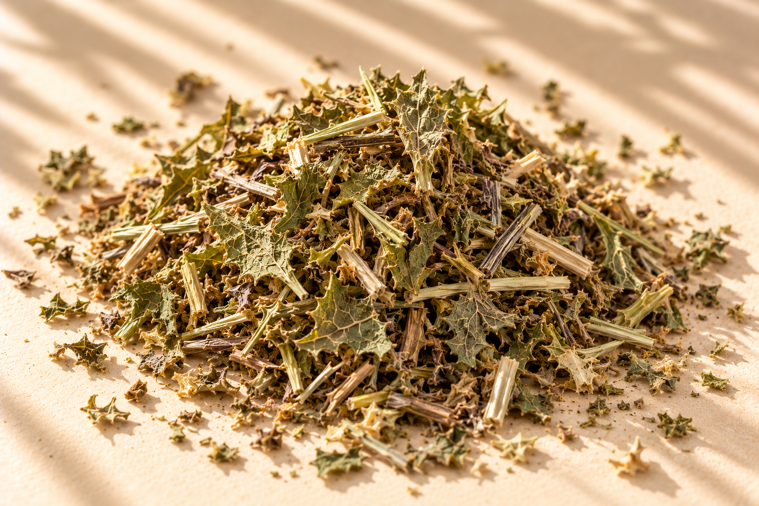 Sunlit Dried Milk Thistle Pile.png