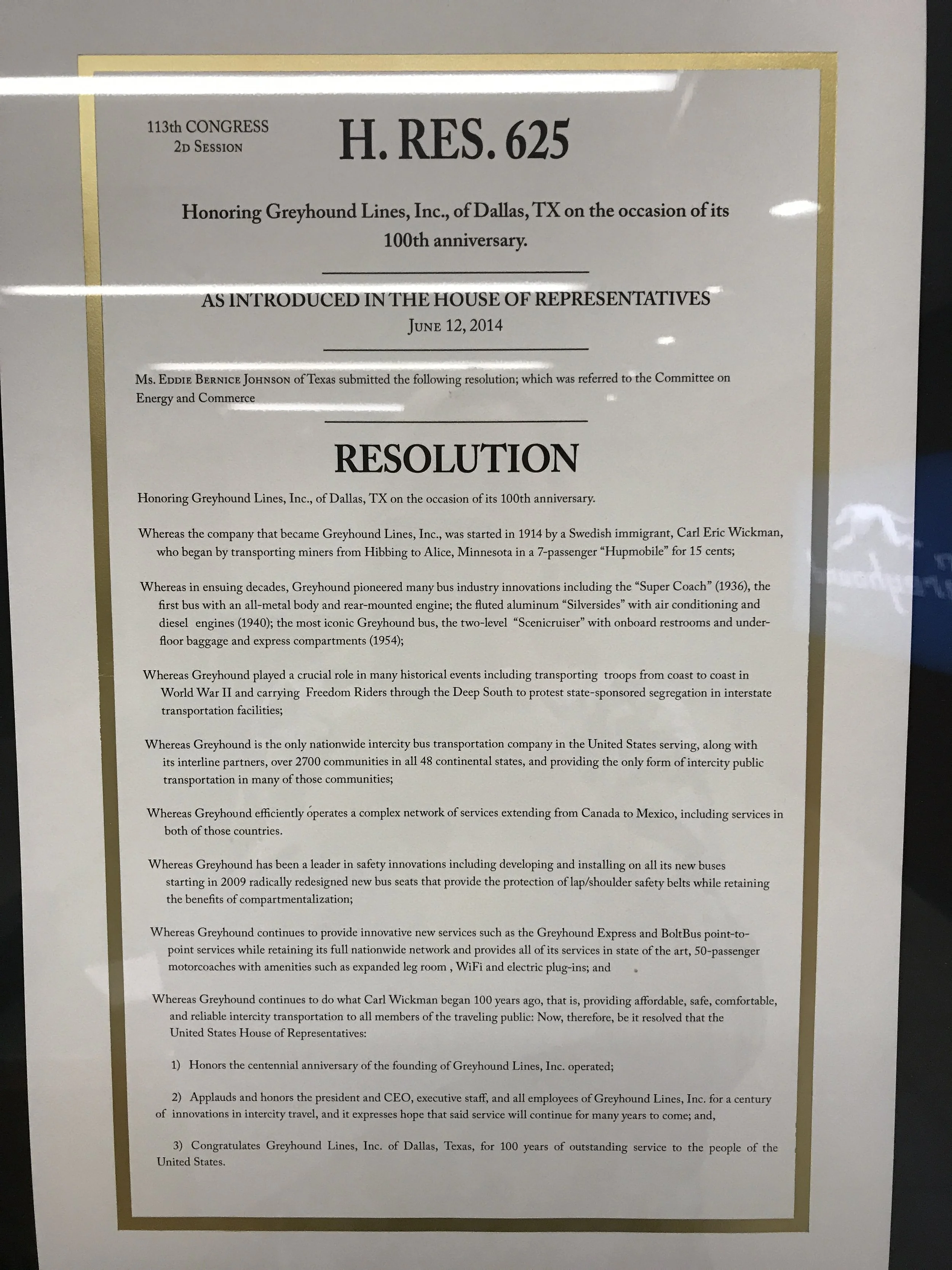 Greyhound's Centennial Celebration — Kimberly Plaskett