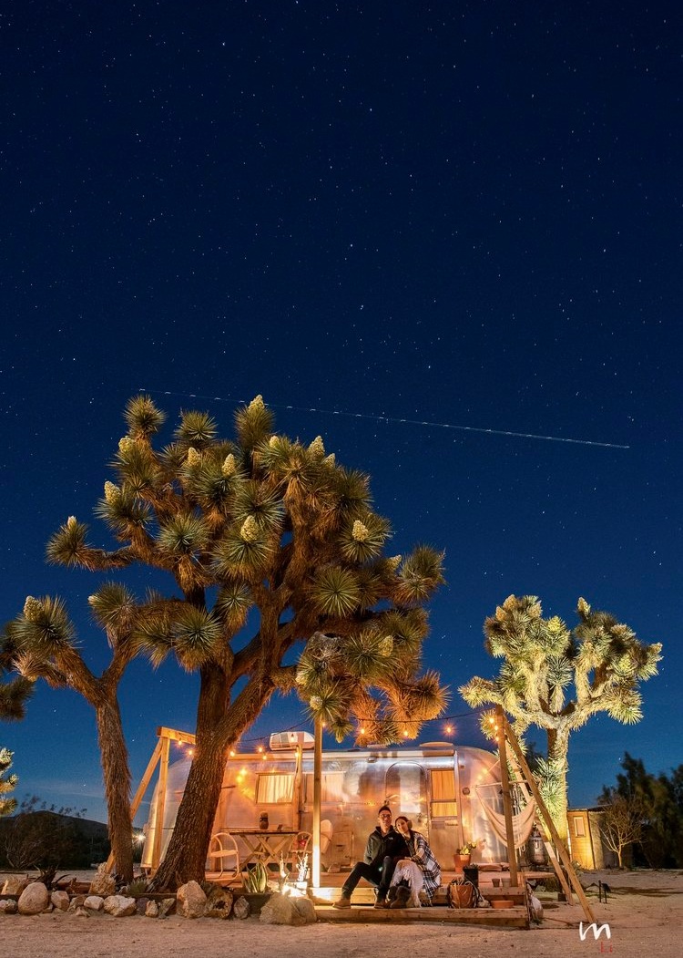 A Romantic Camping Getaway at Joshua Tree Acres
