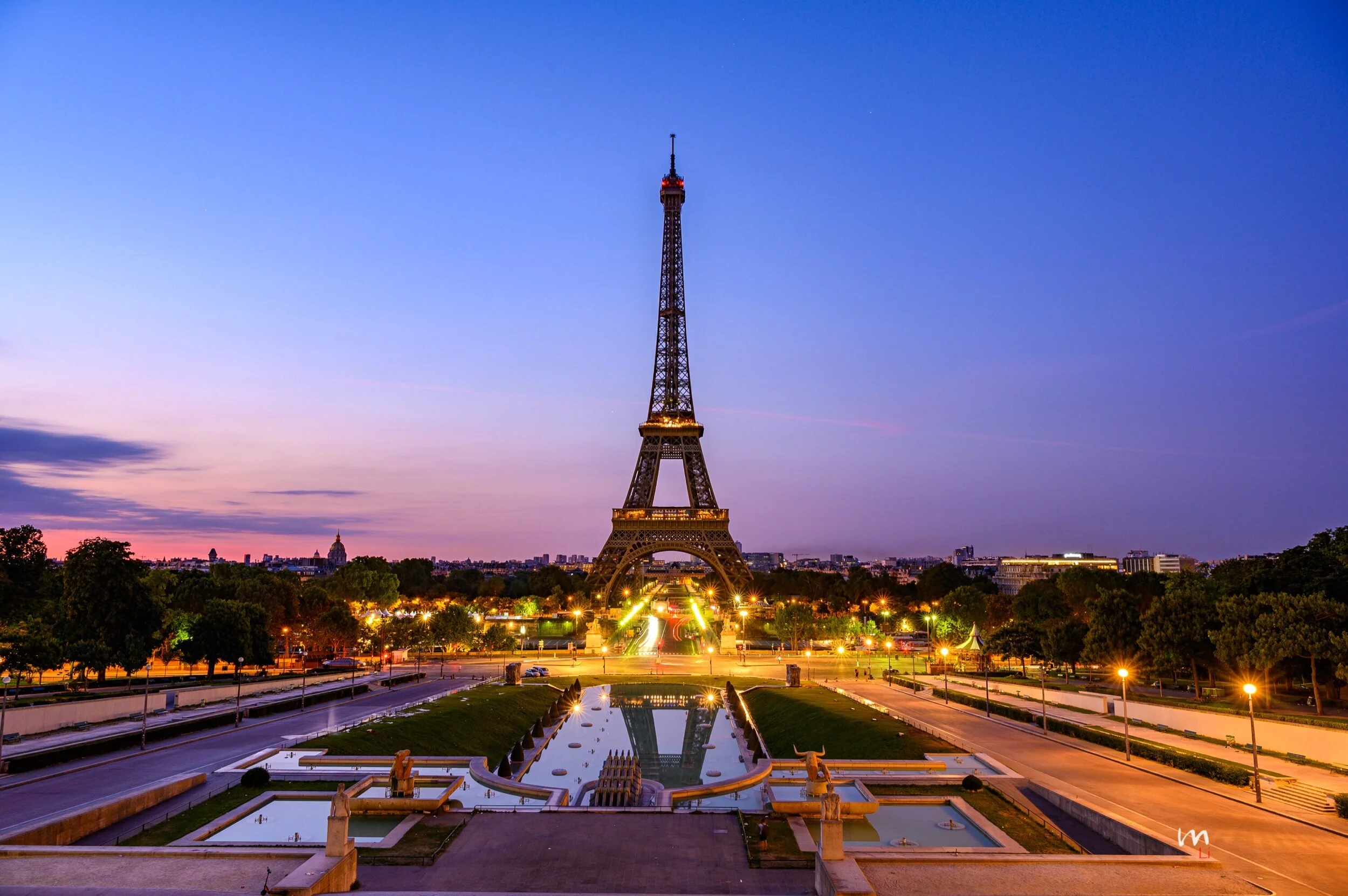 6:30 AM - Sunrise at Palais de Chaillot