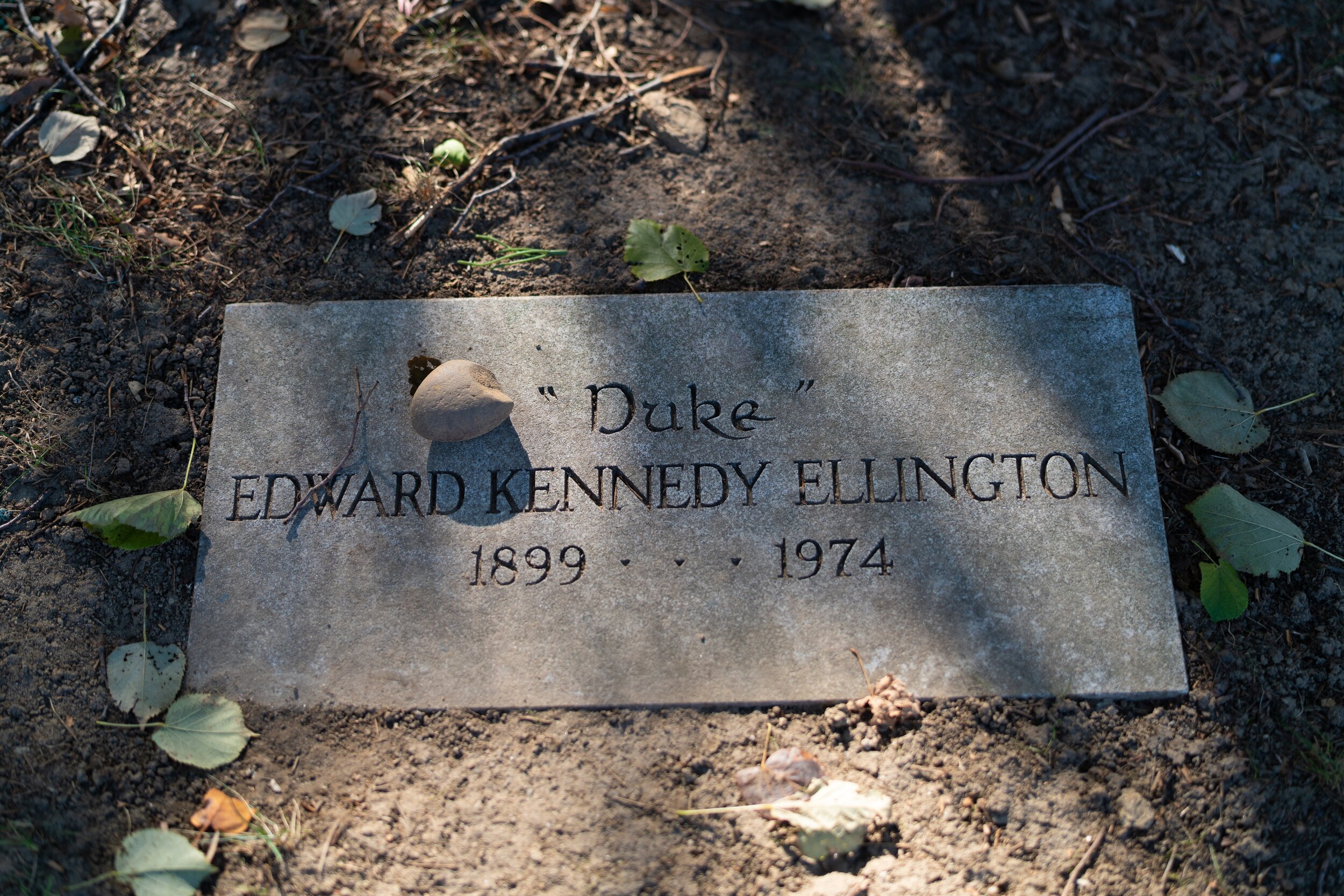   Jazz legend Duke Ellington is one of Woodlawn's most visited residents, along with Miles Davis.  