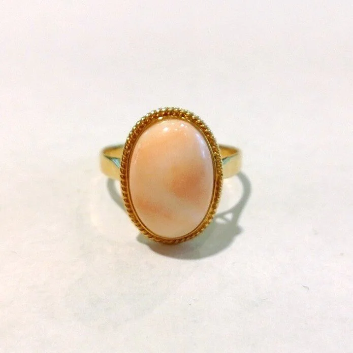 Angel Skin Coral Ring