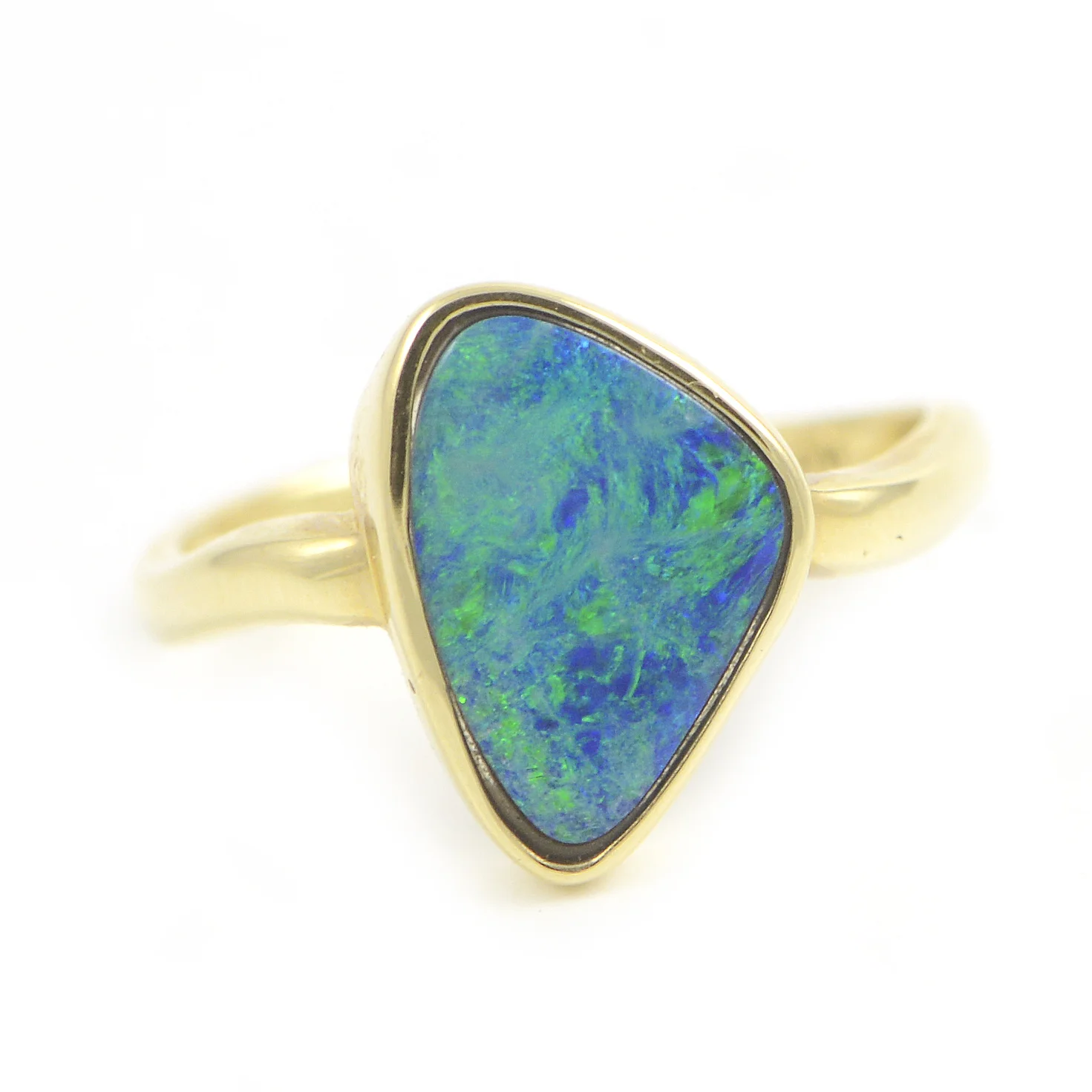 Blue Opal Ring