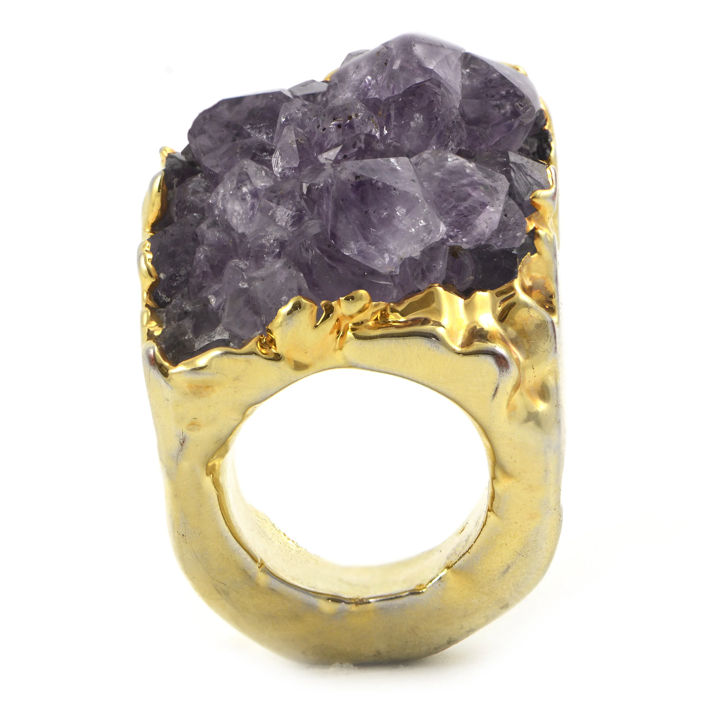 Jagged Amethyst Ring