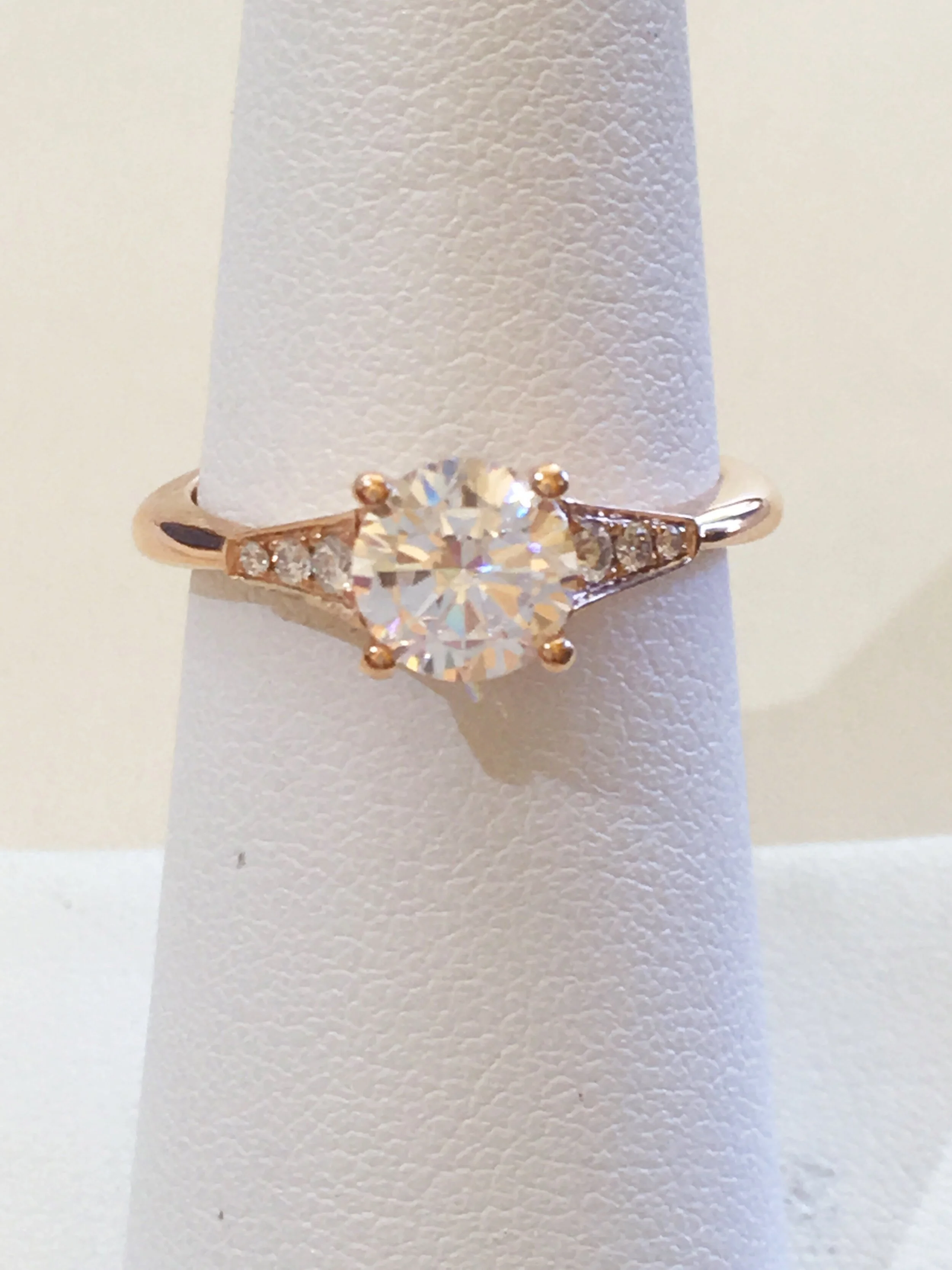 Rose Gold Tapered Ring