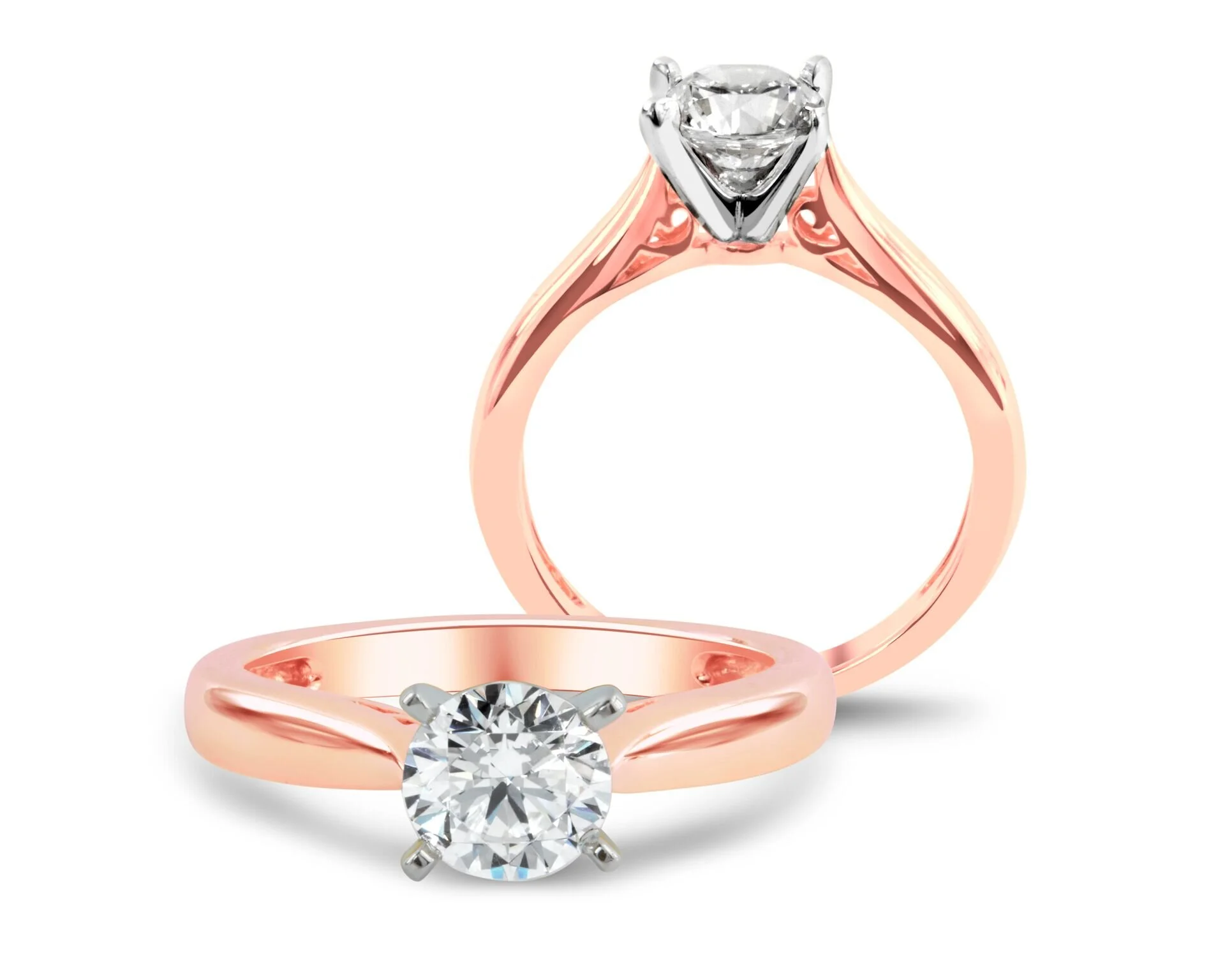 Solitaire Rose Gold Ring