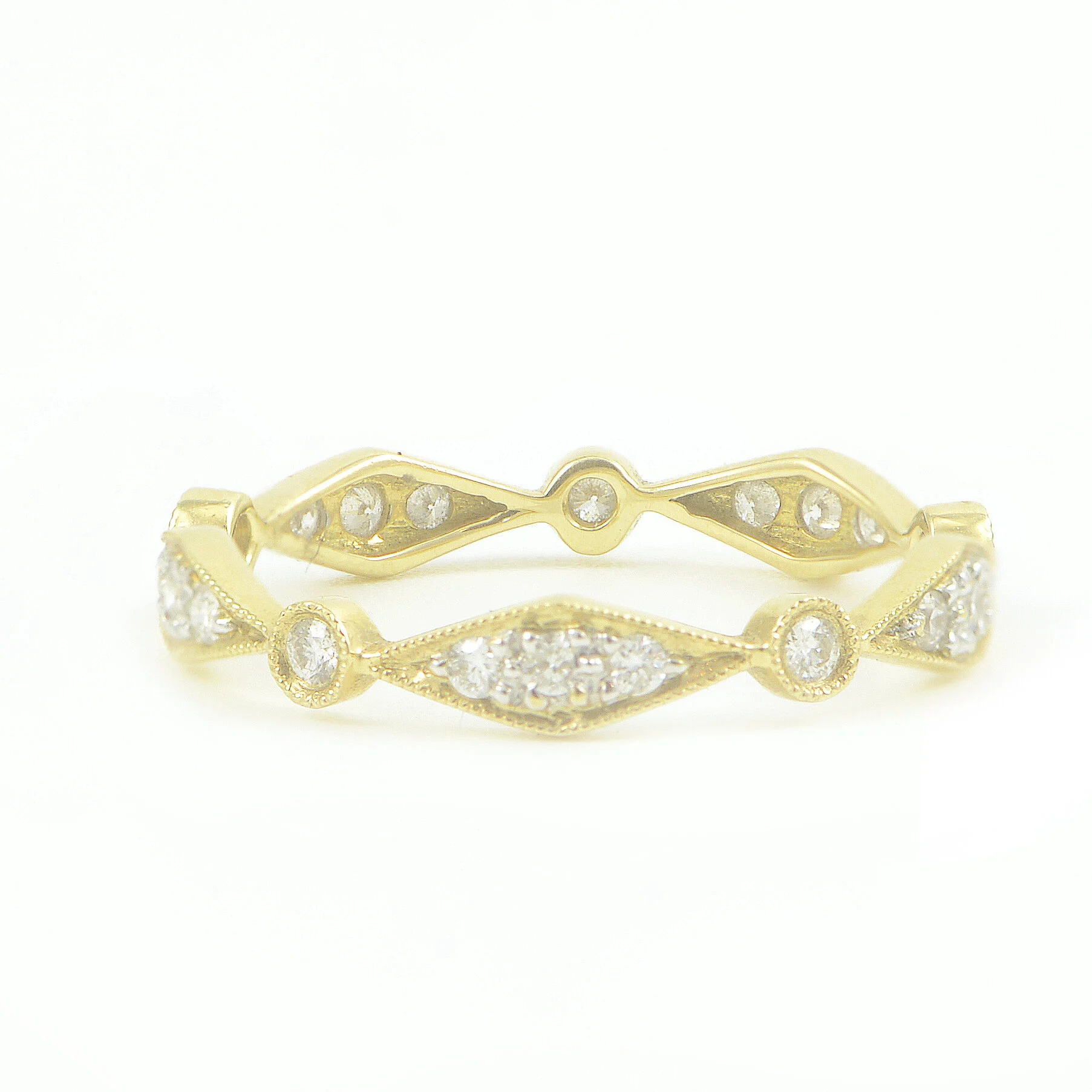 Rhombus Eternity Band