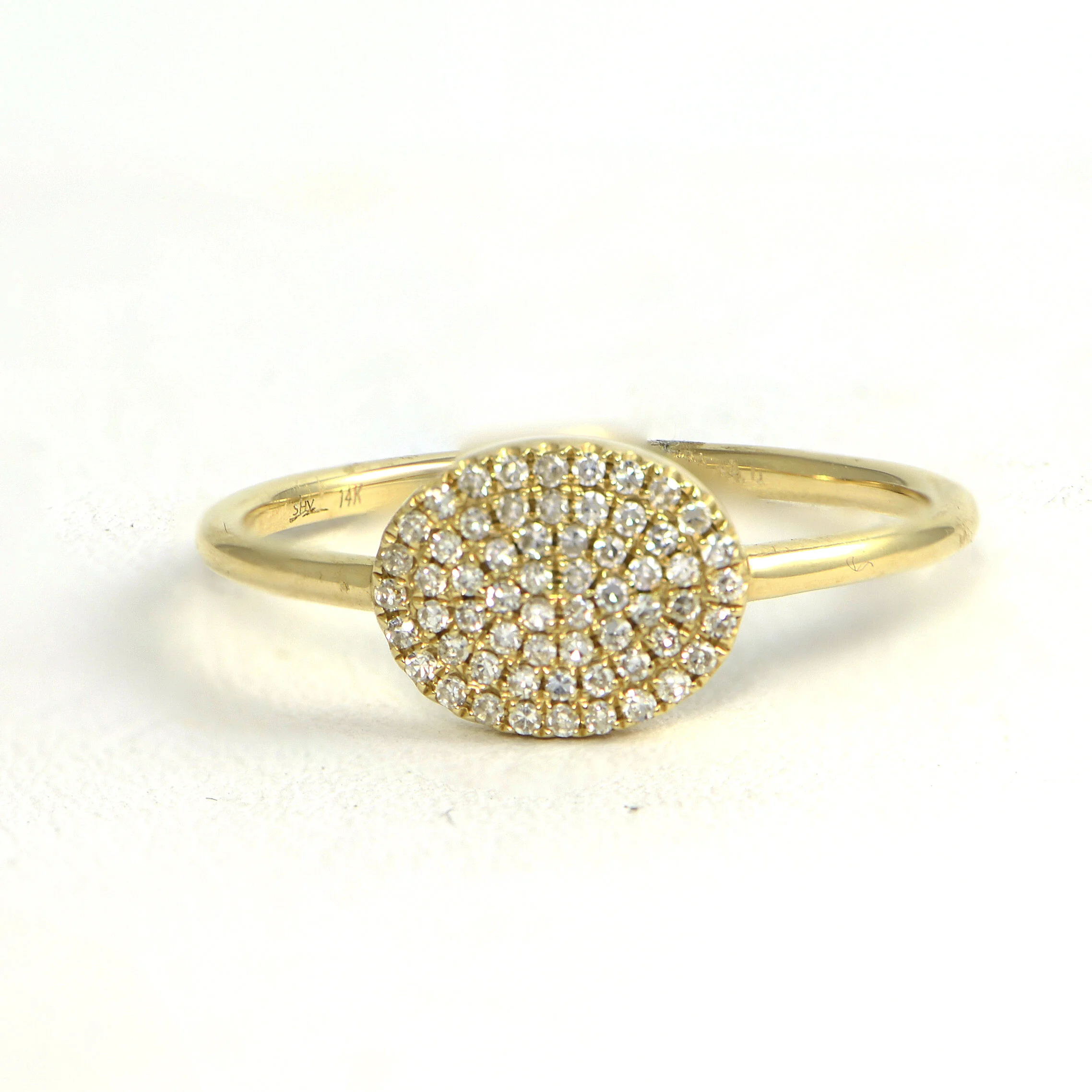 Diamond Cluster Ring